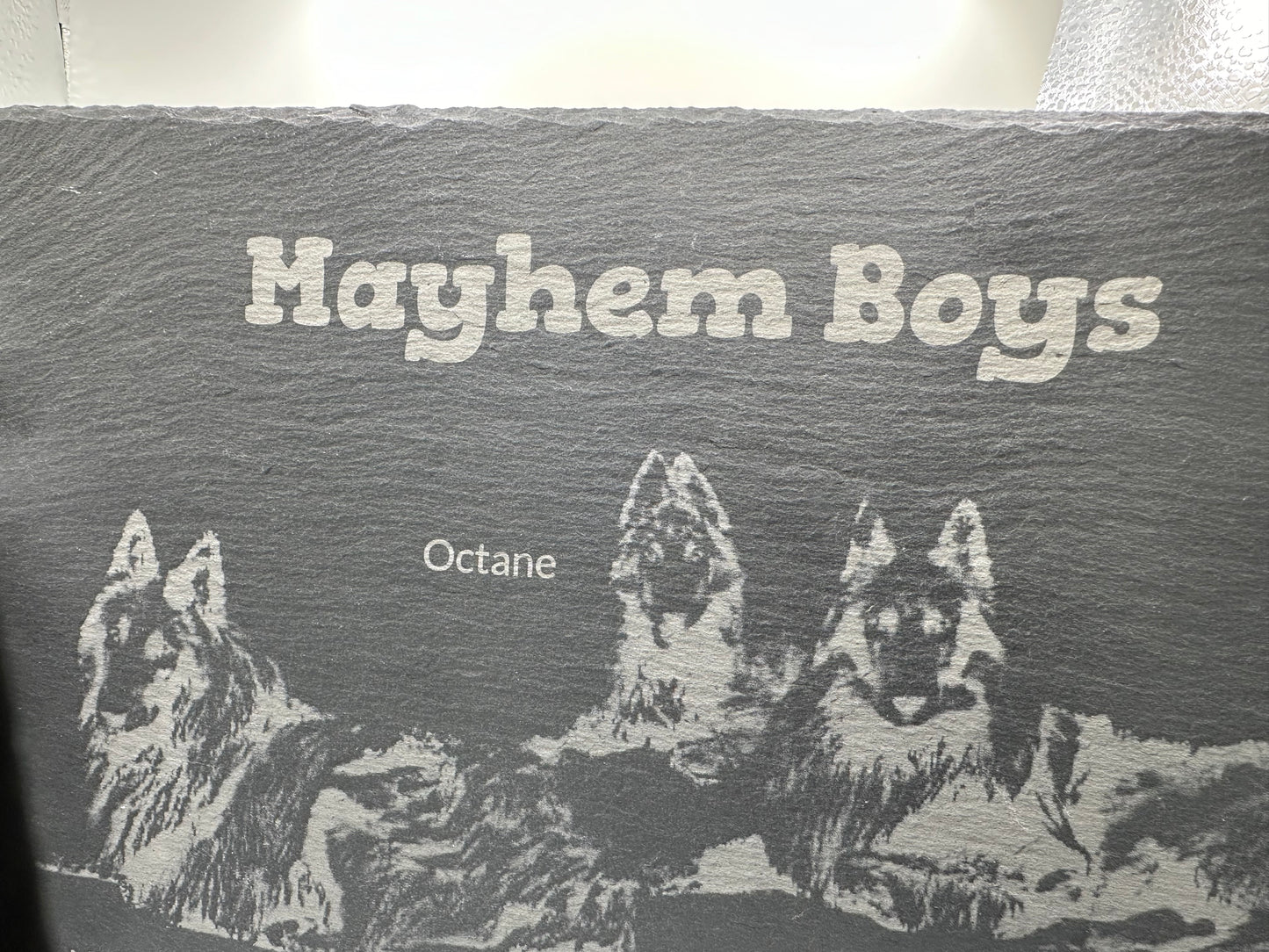 Custom Engraved Slate Cheeseboards 9x13 Inch