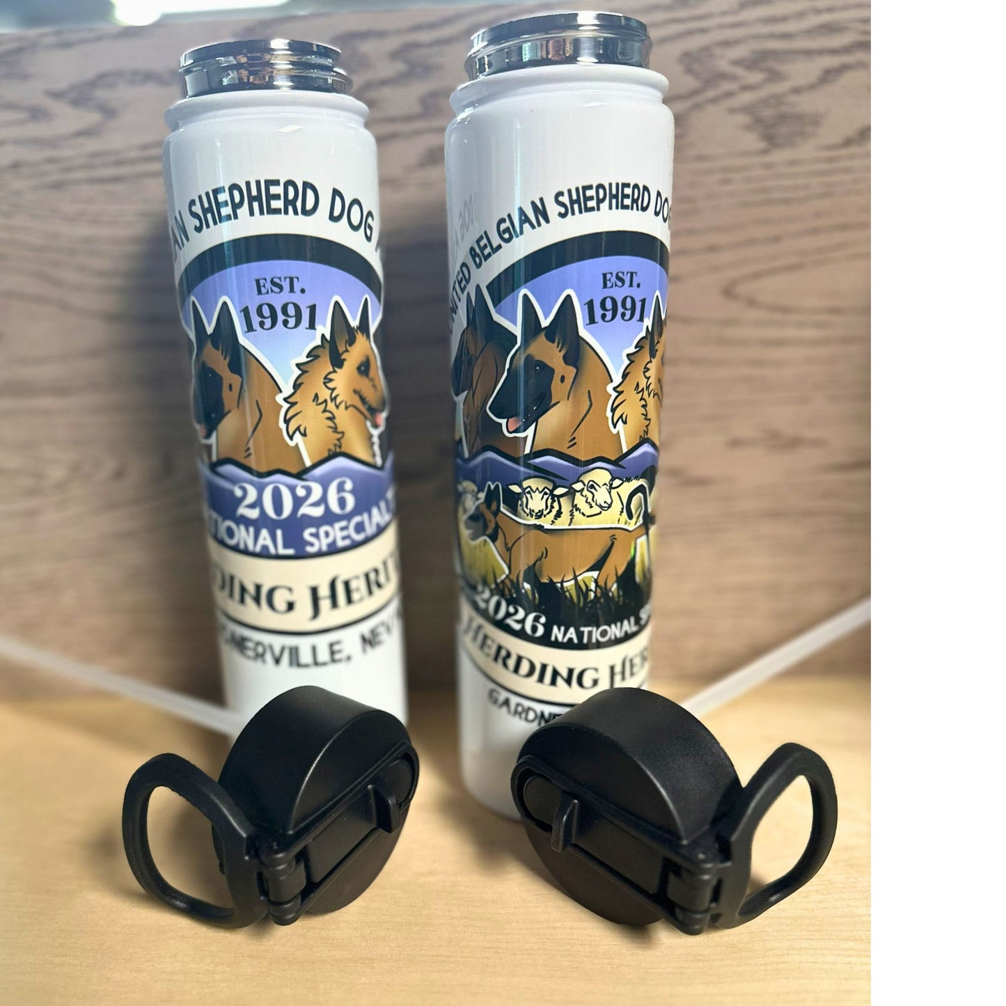 UBSDA Logo Double Walled Water Bottle
