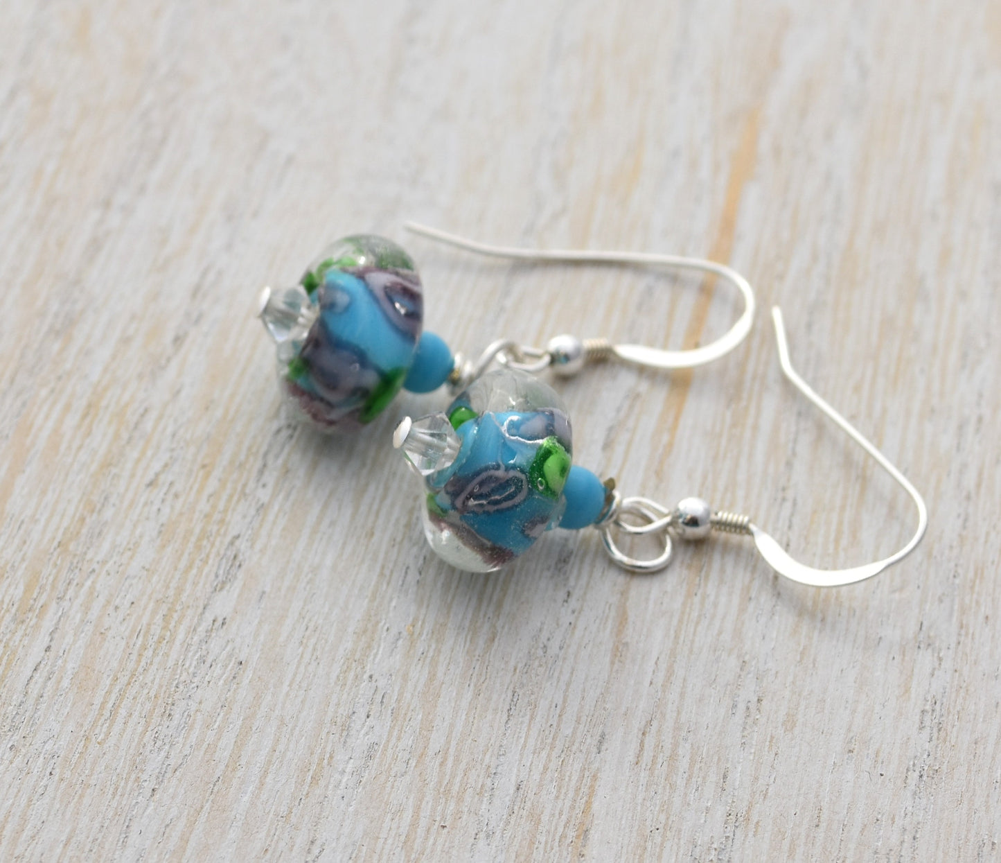 Artisan Lampwork Dangle Earrings