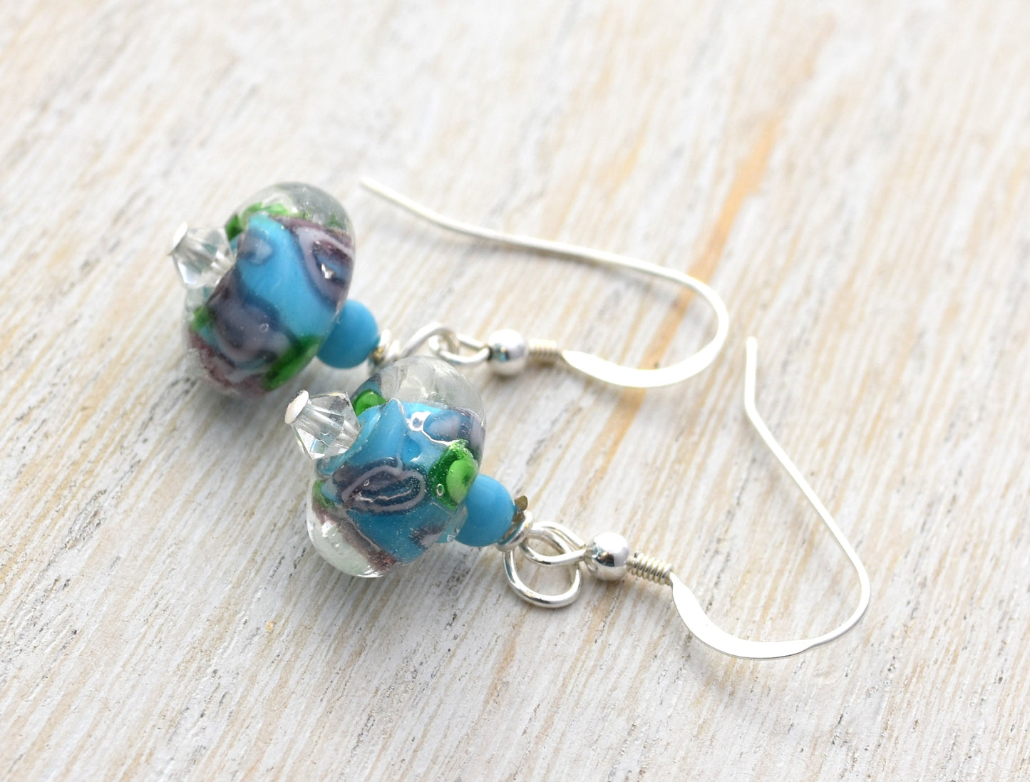 Artisan Lampwork Dangle Earrings