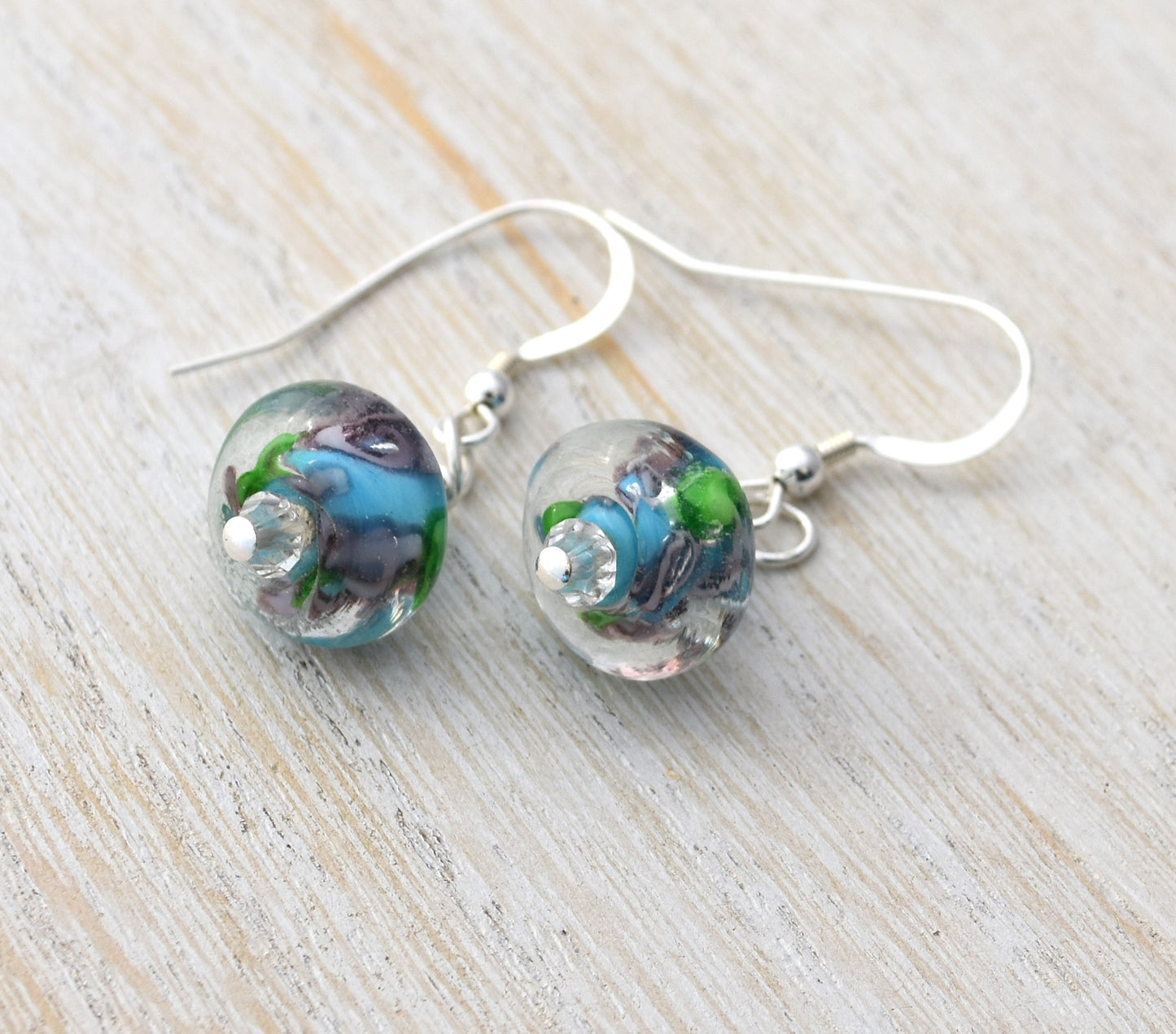 Artisan Lampwork Dangle Earrings