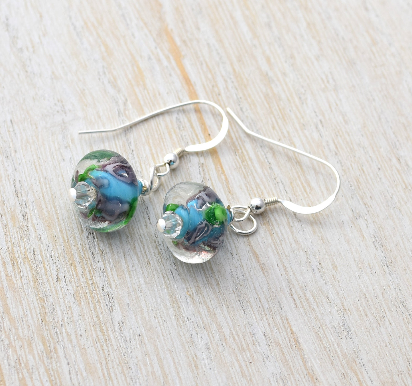 Artisan Lampwork Dangle Earrings