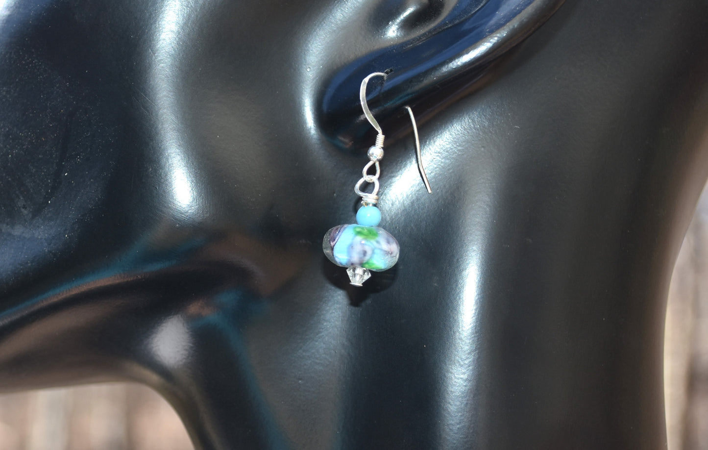 Artisan Lampwork Dangle Earrings