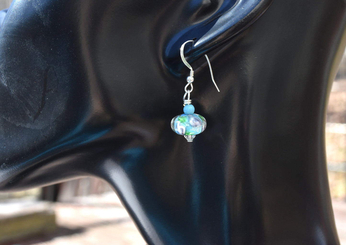 Artisan Lampwork Dangle Earrings