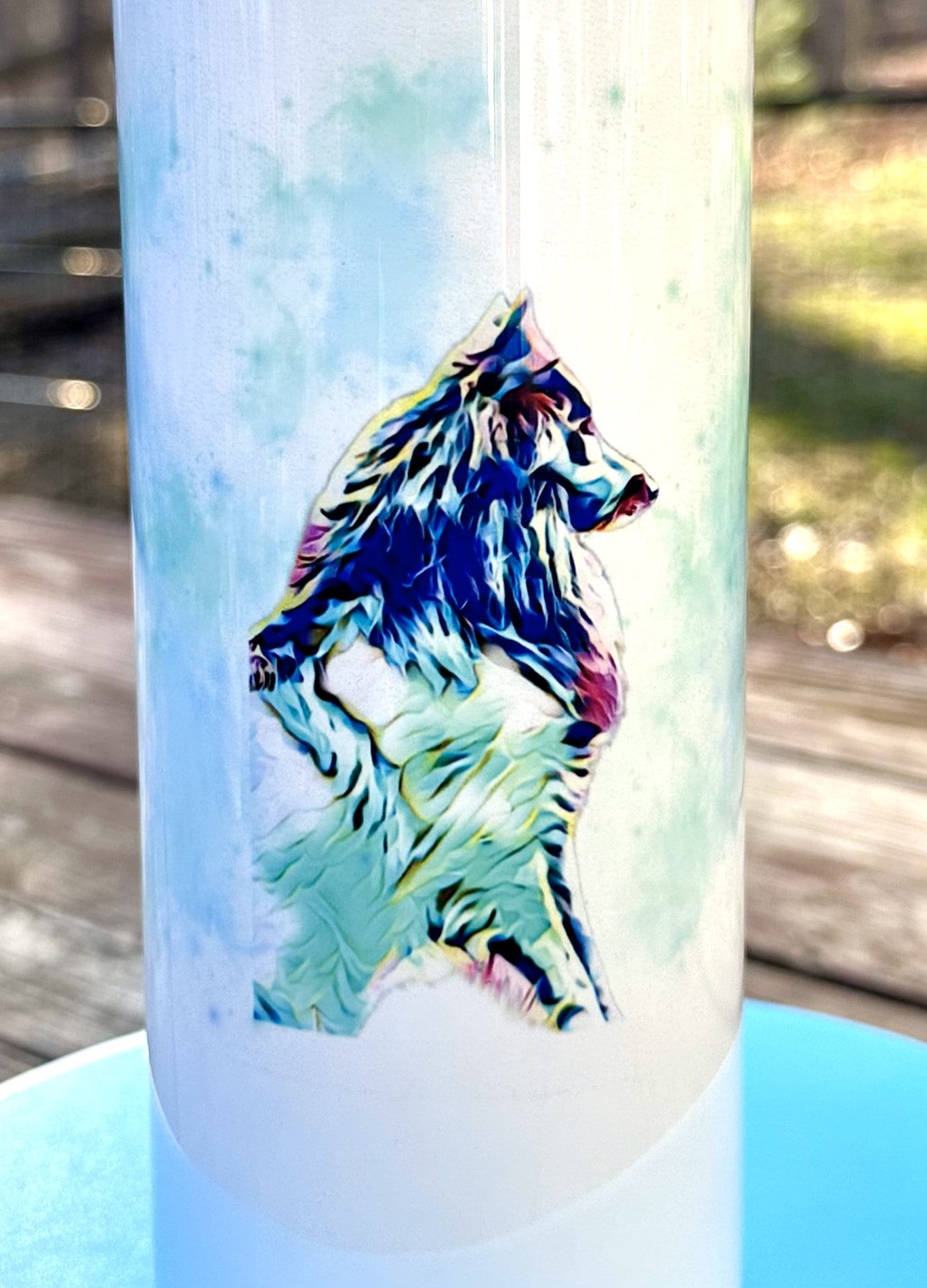 Belgian Sheepdog 20oz Tumbler, Groenendael Silhouette