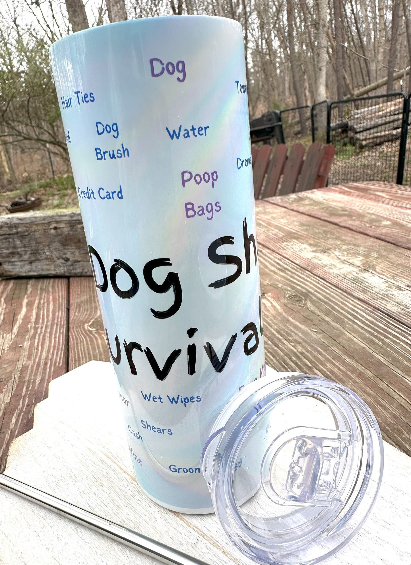 Dog Show Survival Tumbler, 20oz Tumbler
