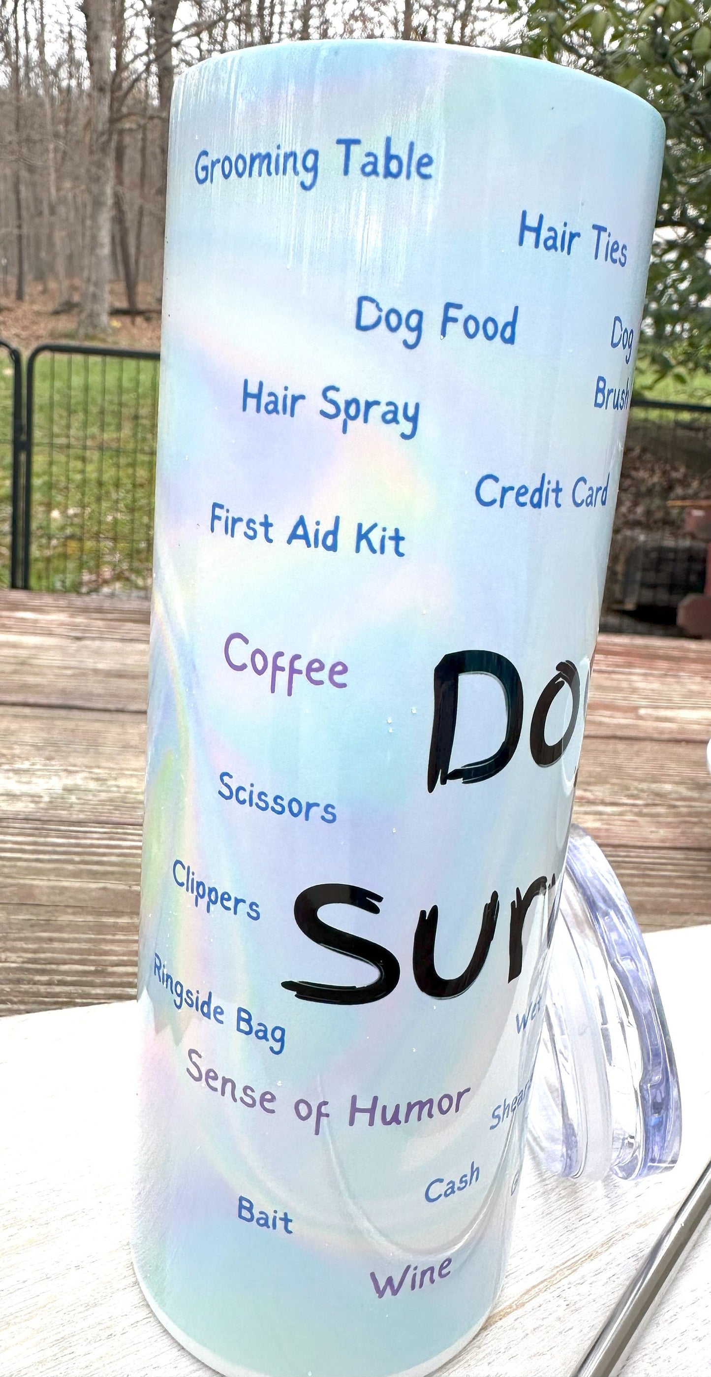Dog Show Survival Tumbler, 20oz Tumbler
