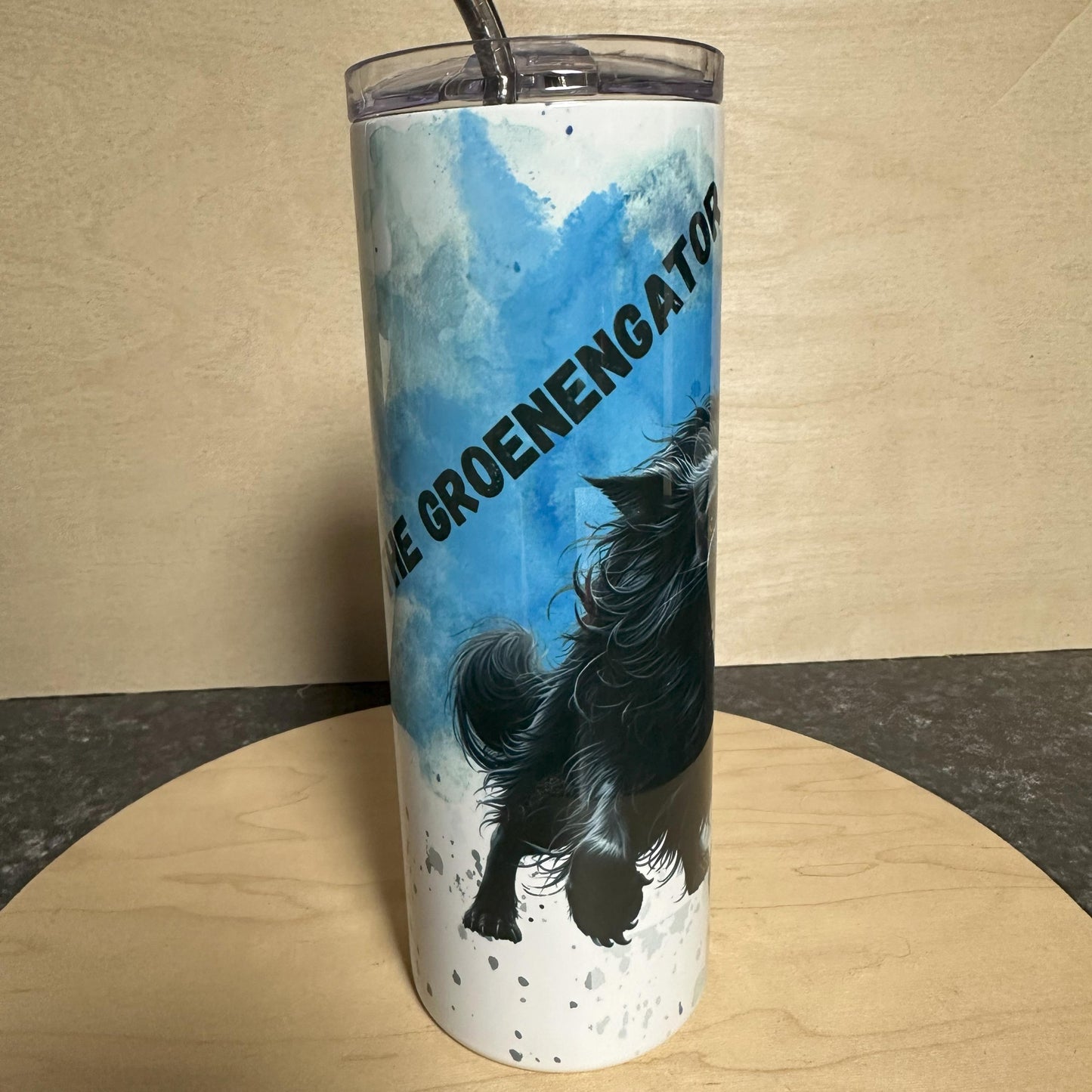 Funny Belgian Sheepdog Tumbler, Groenendael, Groenengator, 20oz