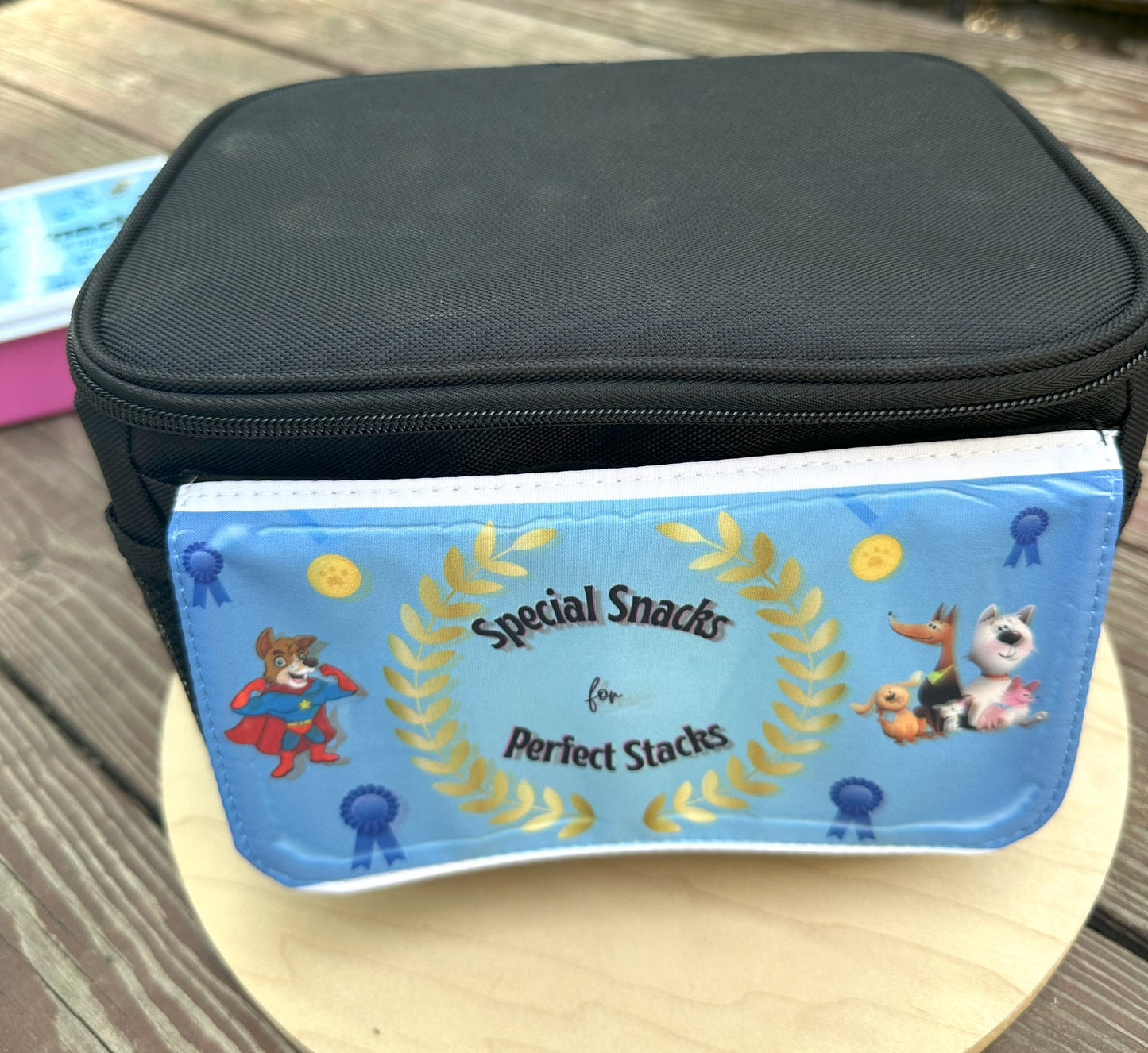 Dog Treat Holder, Lunchbox with Snack Box, Dog Show Supplies