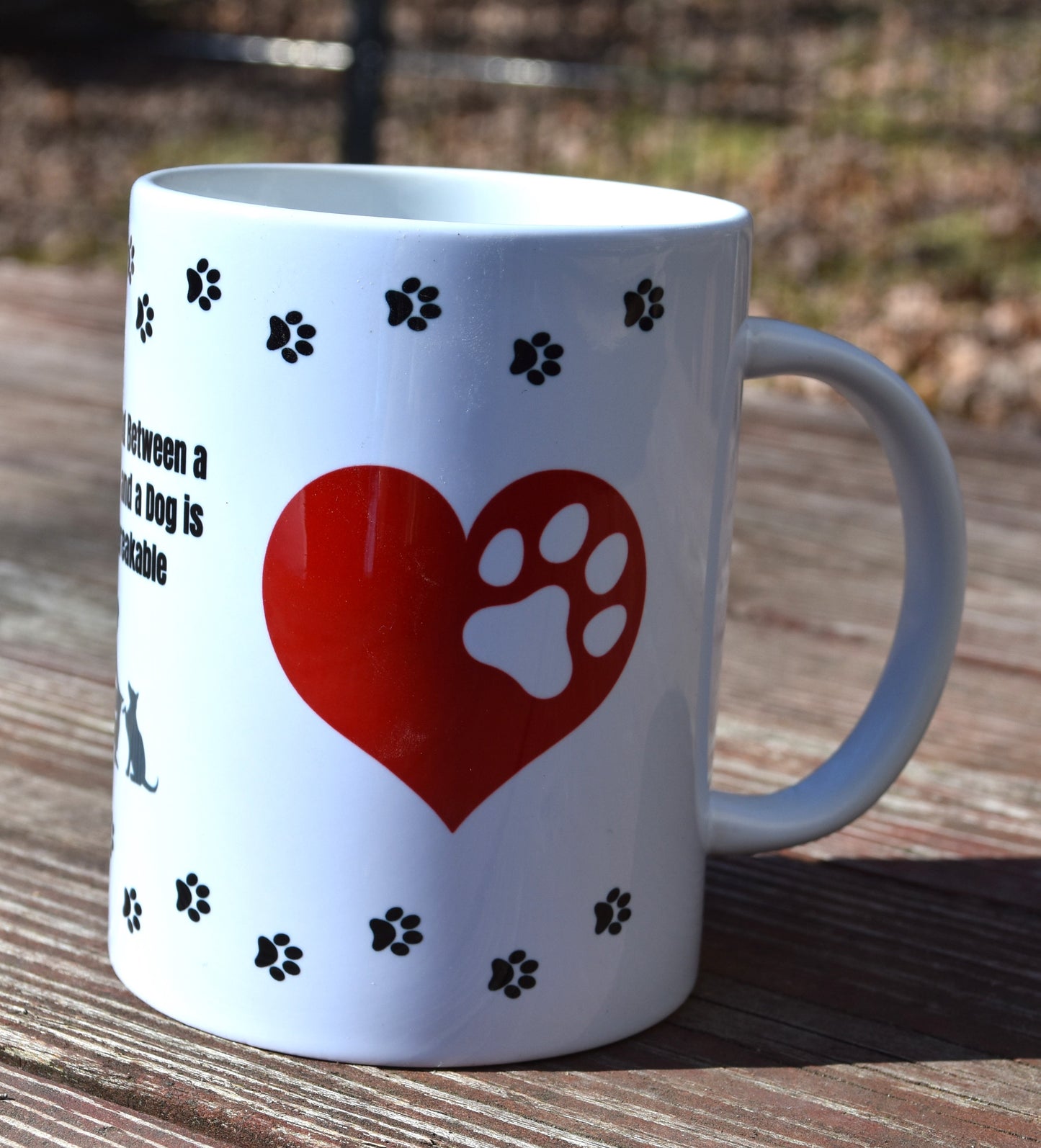 Heart Dog Ceramic Coffee Mug