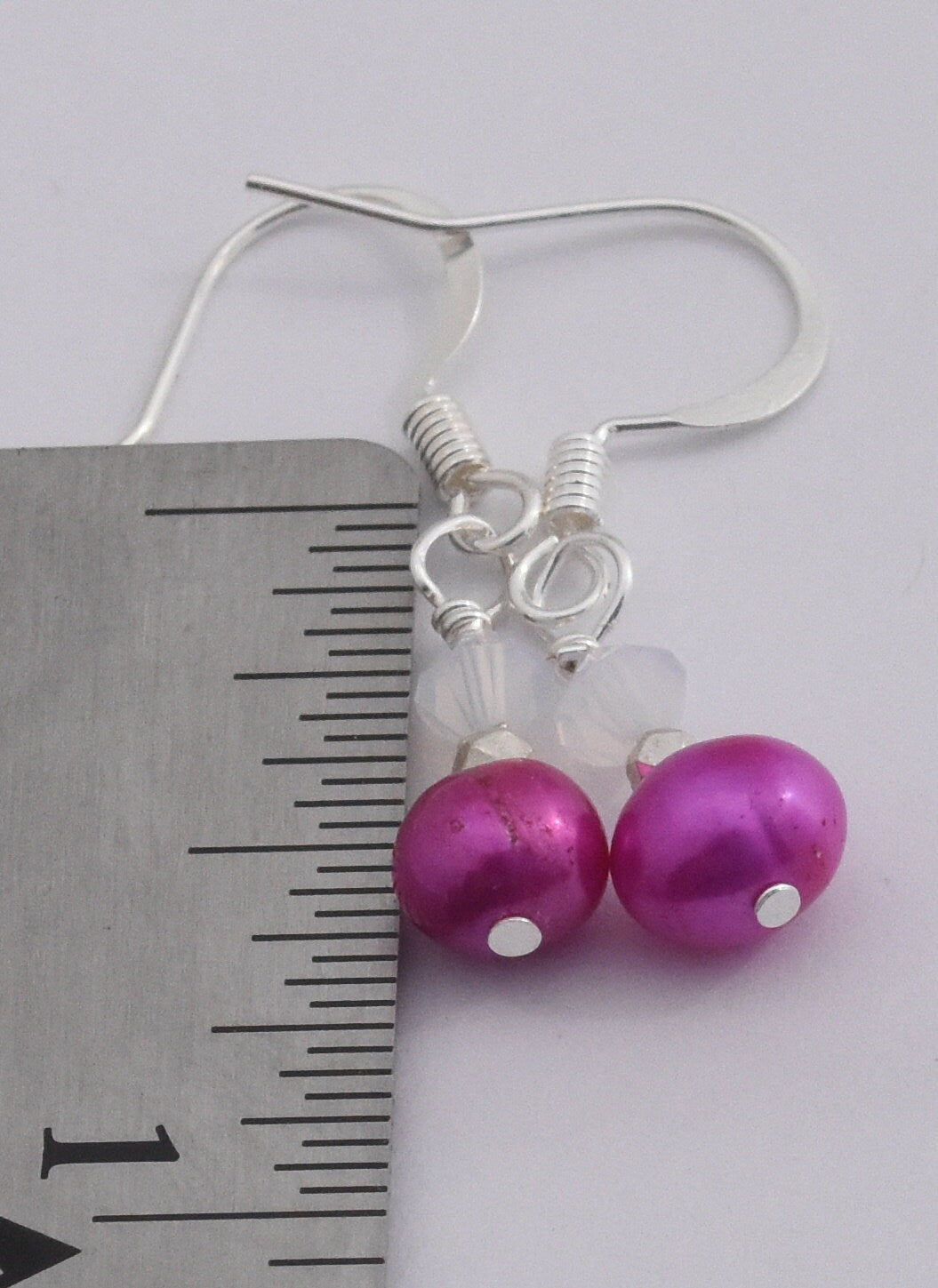 Pink Pearl Earrings