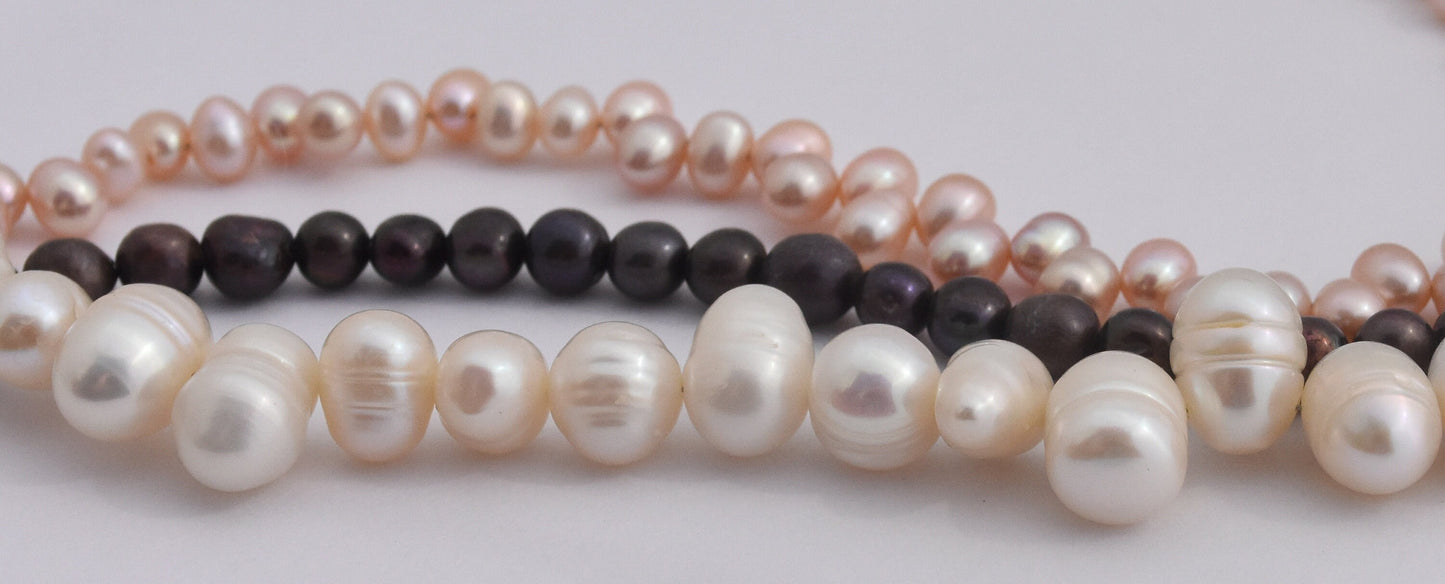 Three Strand Freshwater Pearl Bracelet