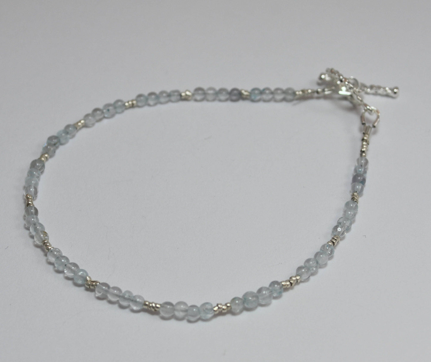 March Birthstone Aquamarine Bracelet