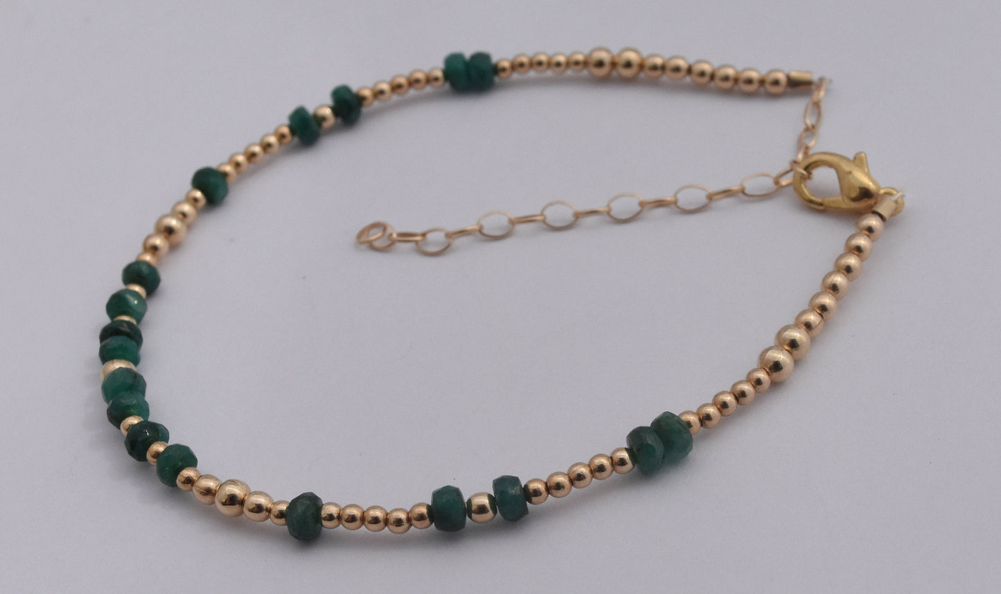 Emerald Bead Bracelet