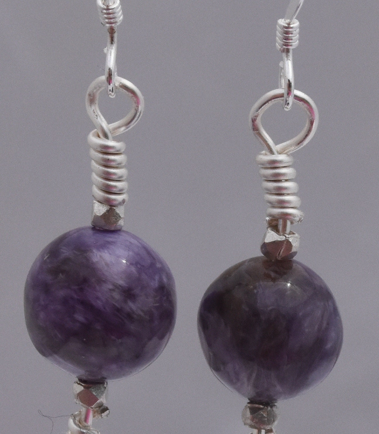 Charoite Earrings
