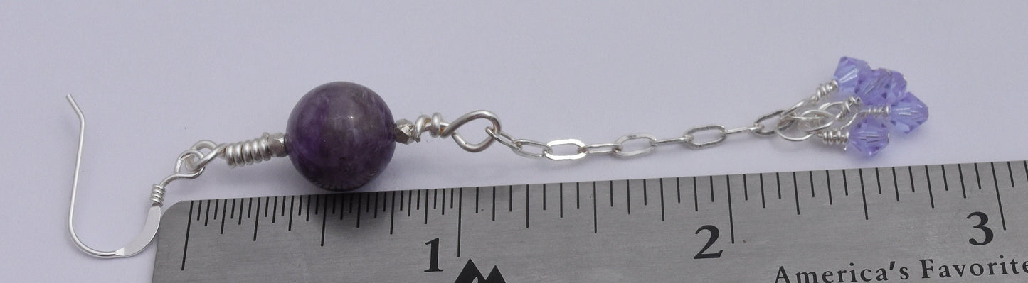 Charoite Earrings