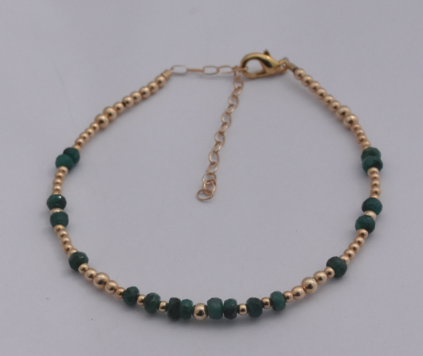 Emerald Bead Bracelet