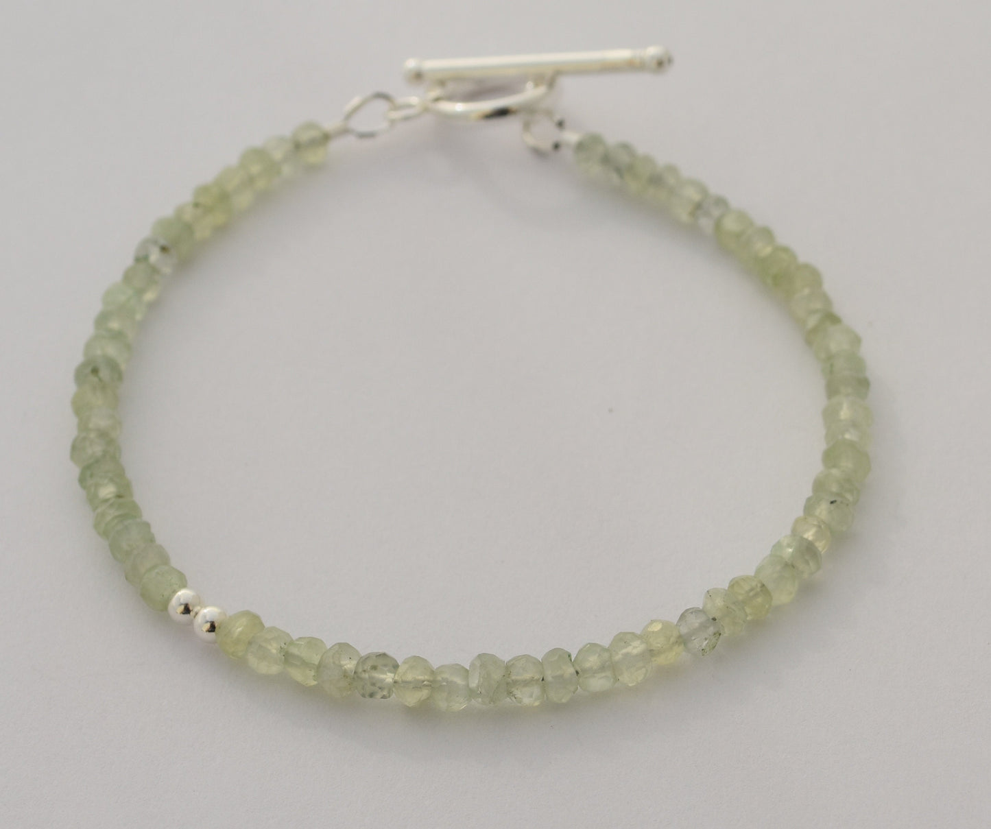 Prehnite Minimalist Bracelet