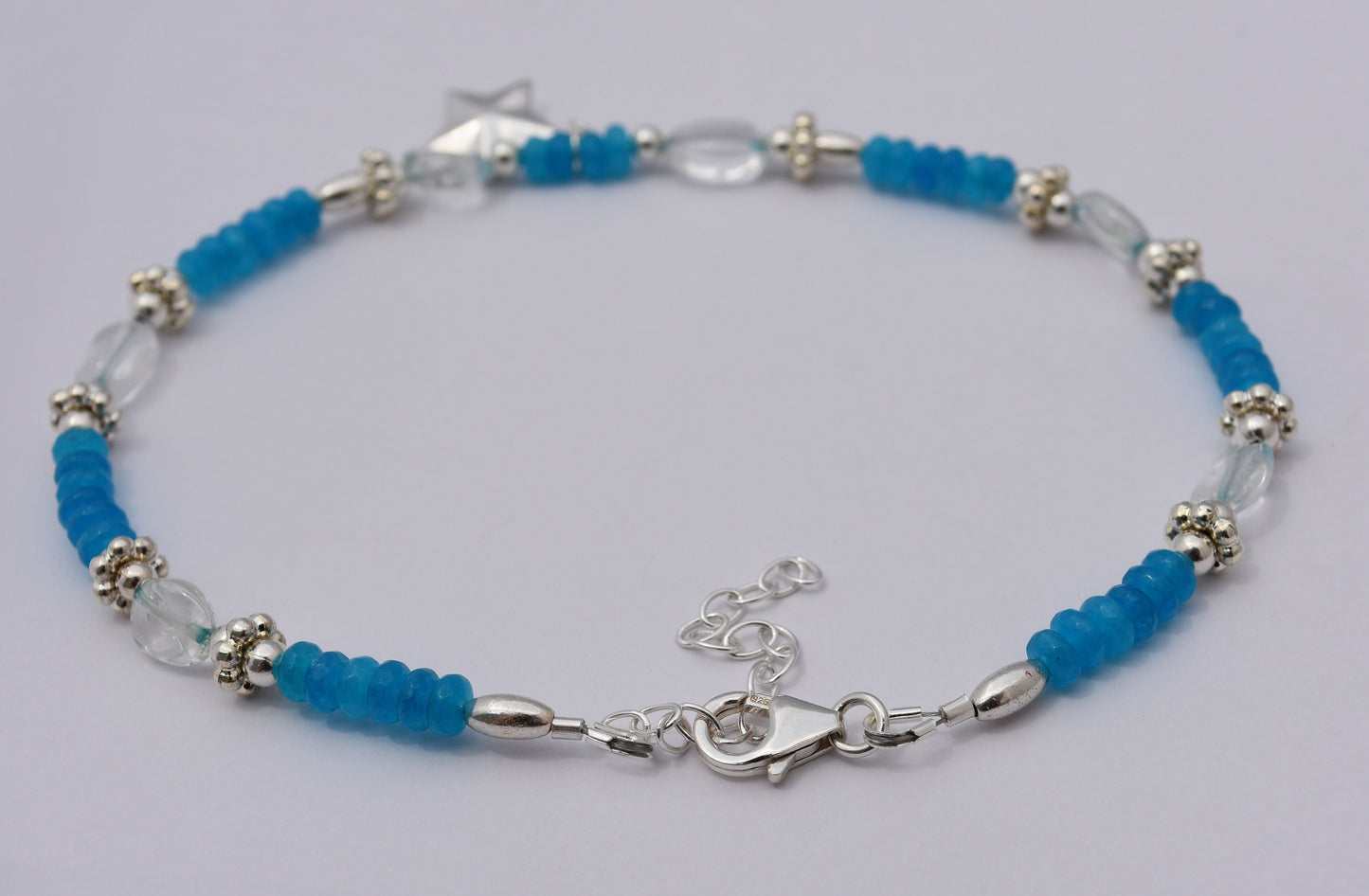 Beaded Star Ankle Bracelet
