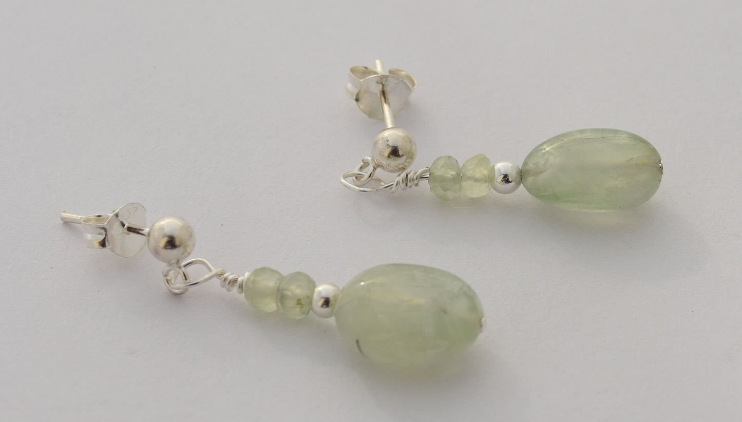 Prehnite Earrings