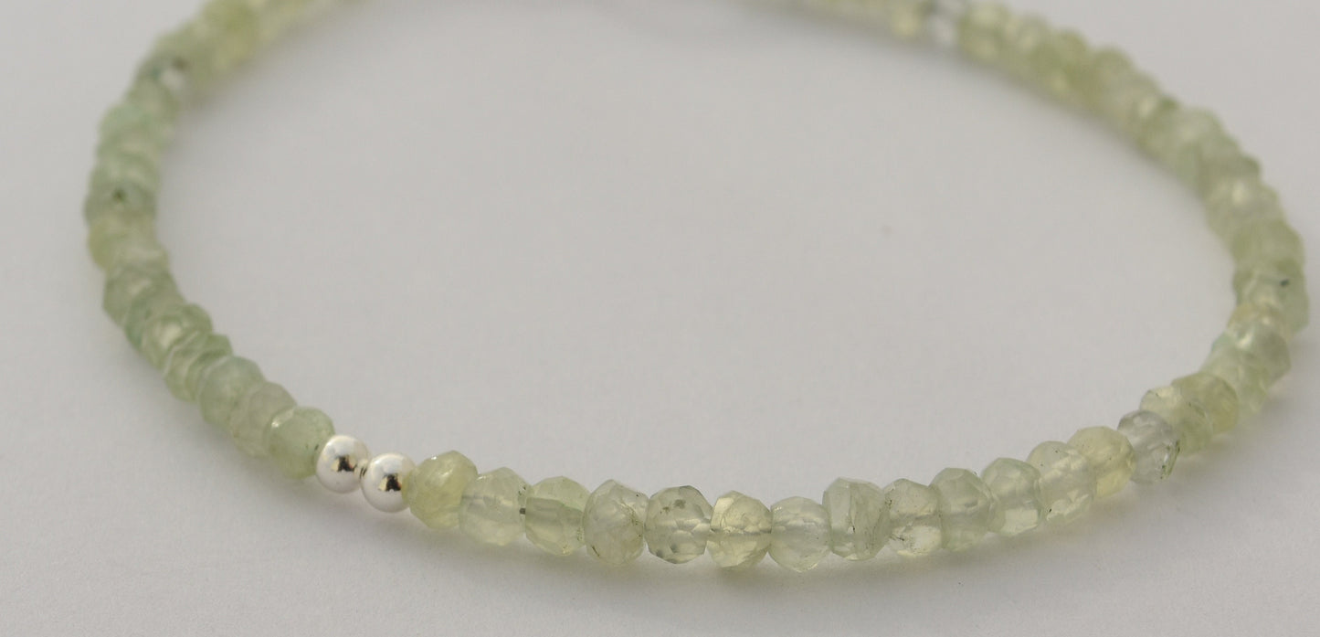 Prehnite Minimalist Bracelet
