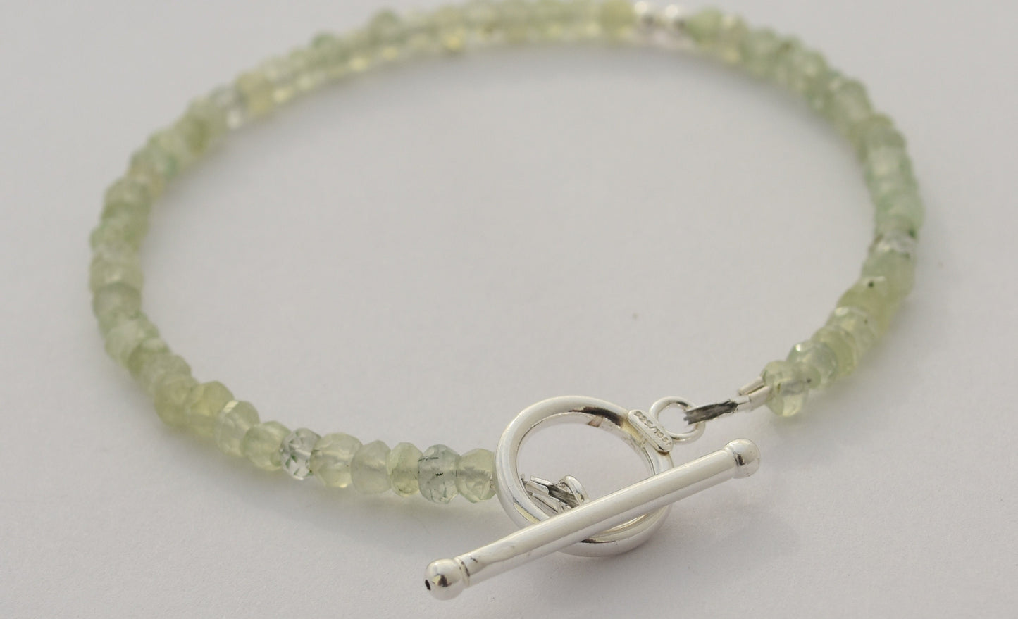 Prehnite Minimalist Bracelet