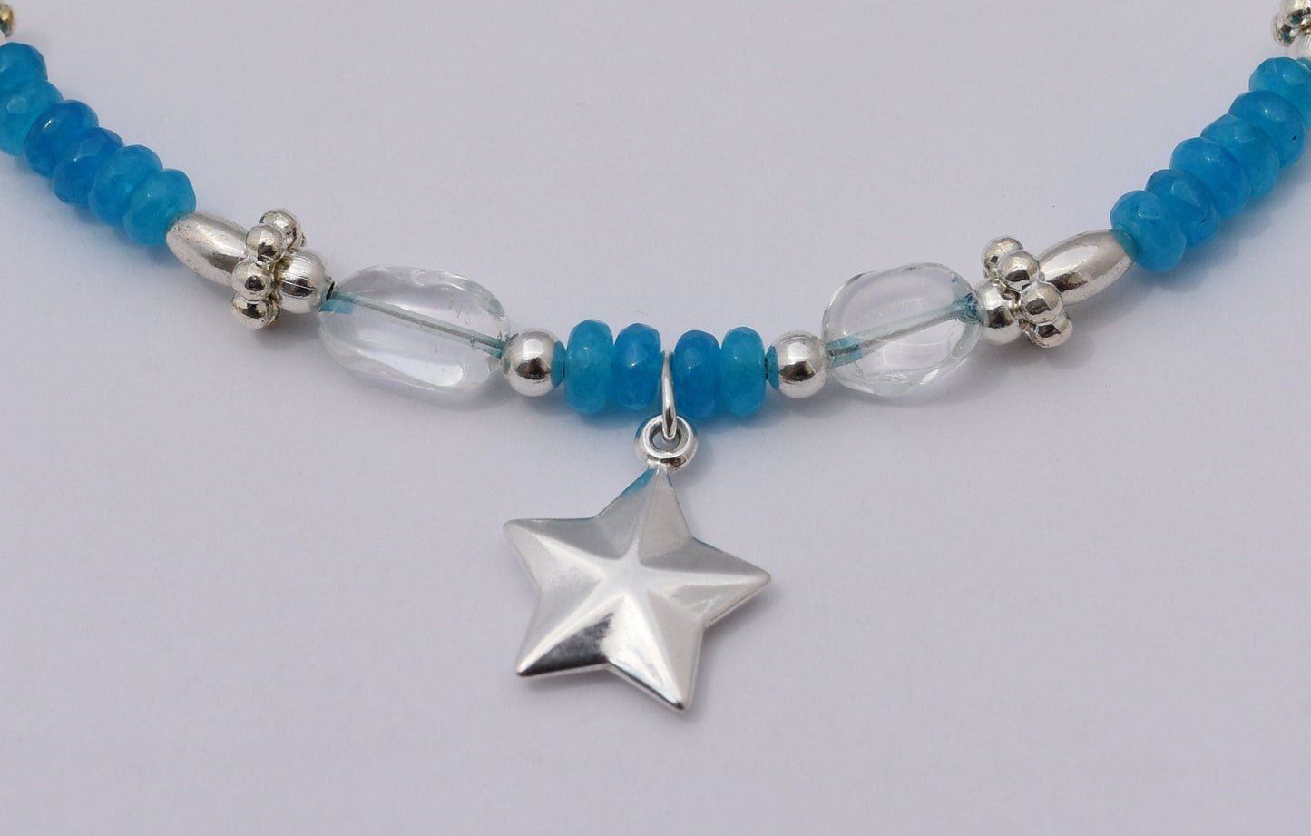 Beaded Star Ankle Bracelet