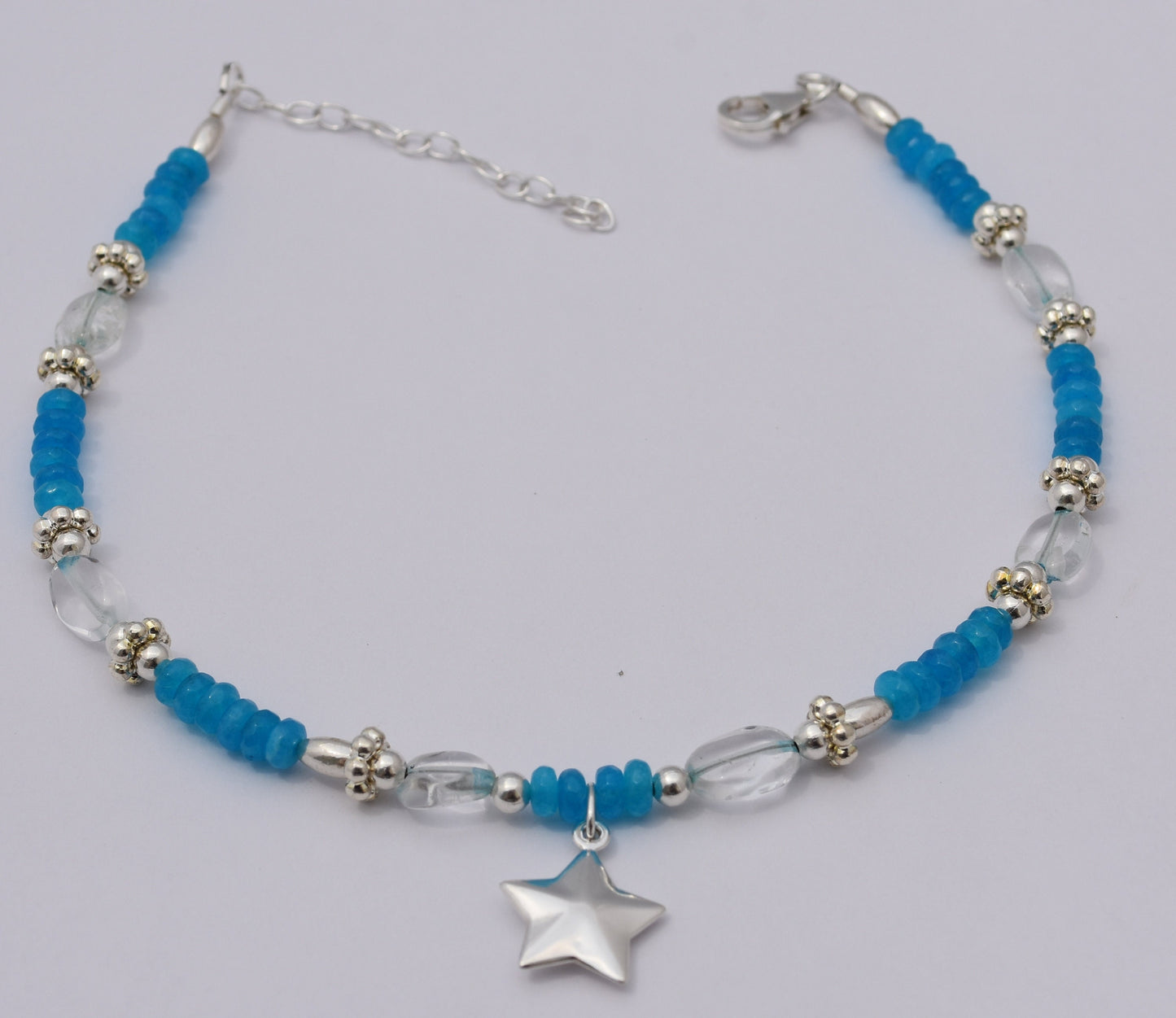 Beaded Star Ankle Bracelet