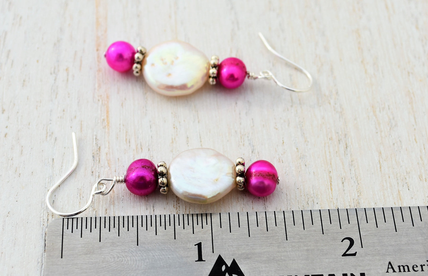 Pink Freshwater Pearl Earrings