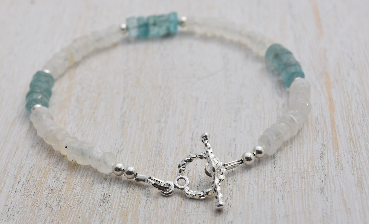 Apatite Moonstone Bracelet