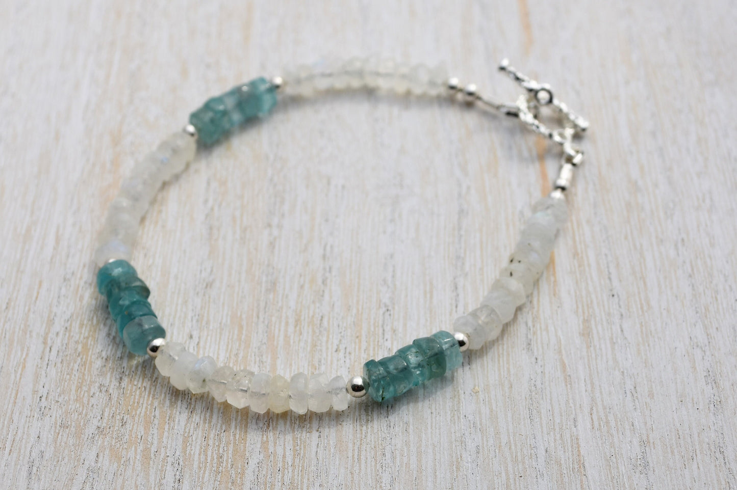Apatite Moonstone Bracelet