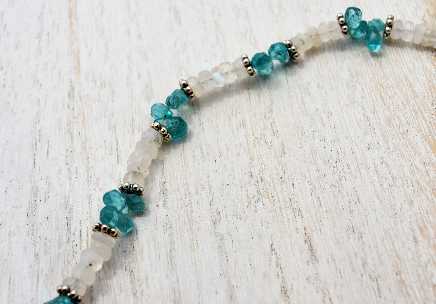 Apatite and Moonstone Bracelet