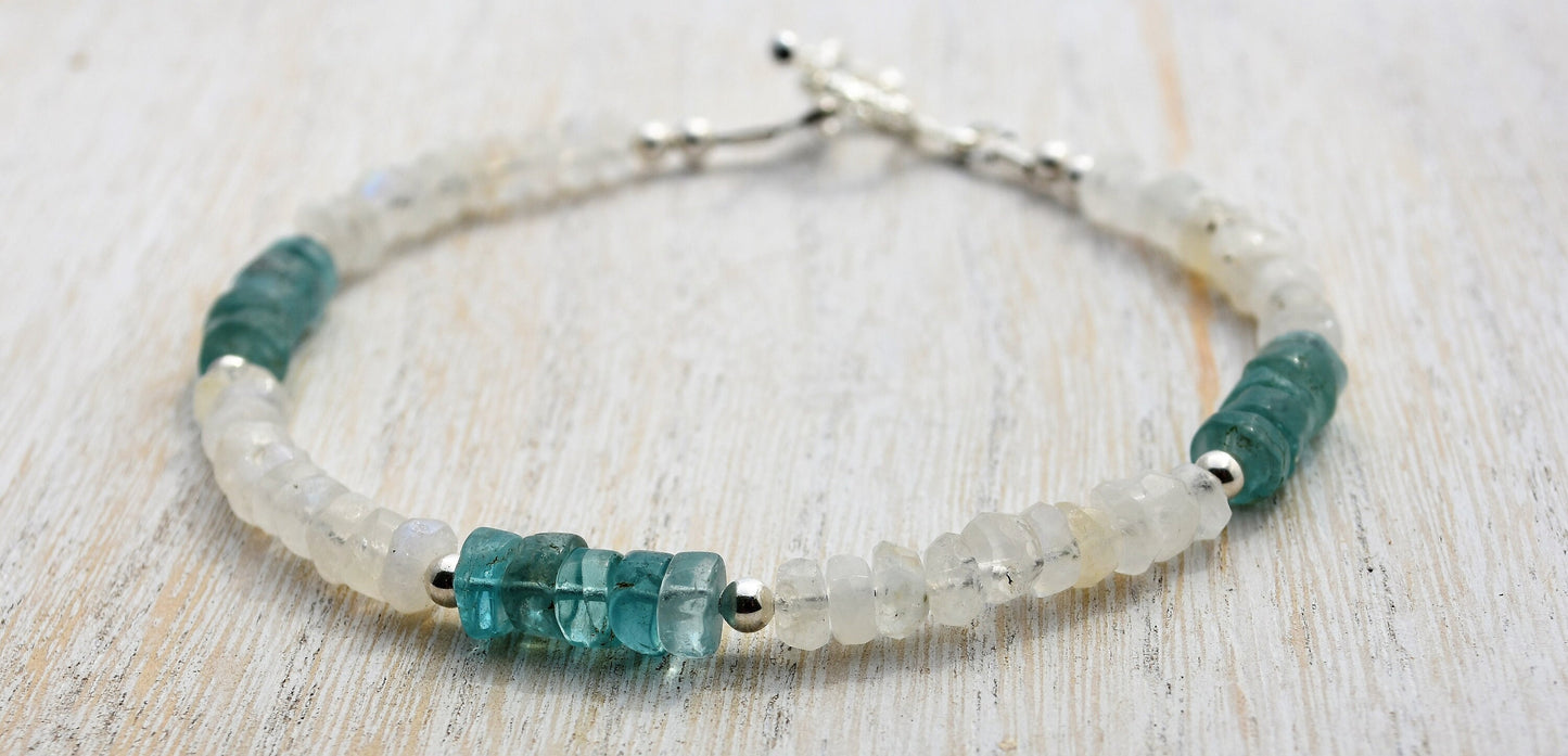 Apatite Moonstone Bracelet