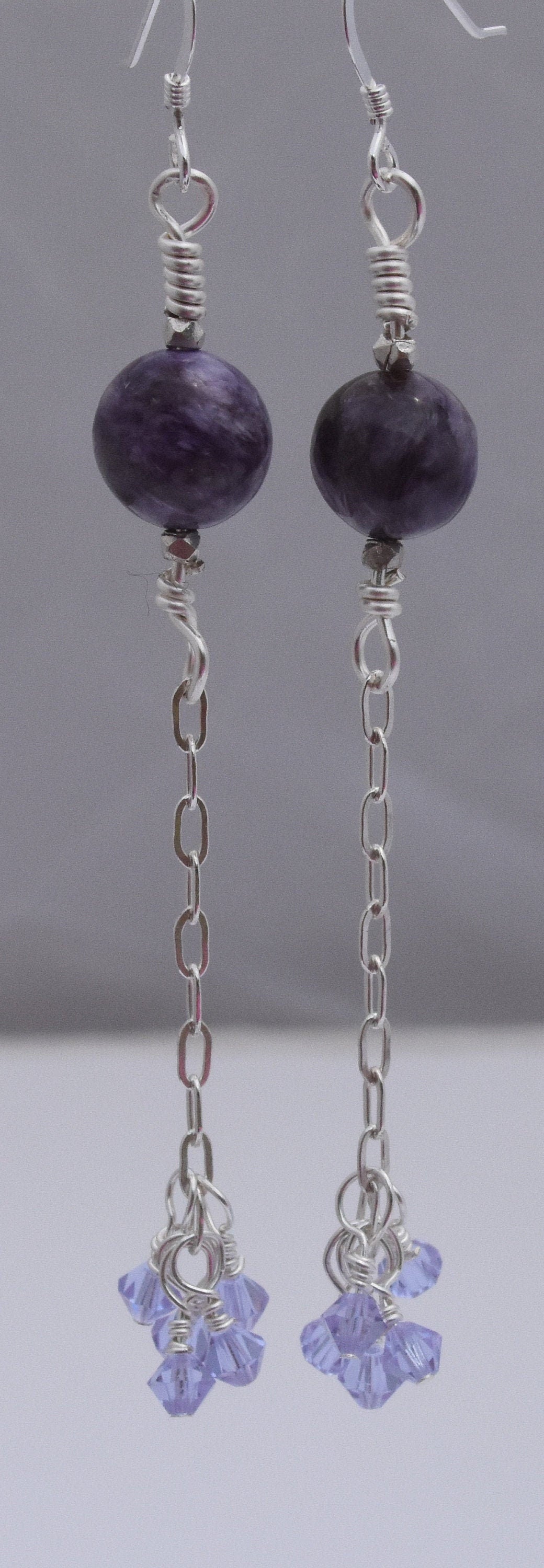 Charoite Earrings