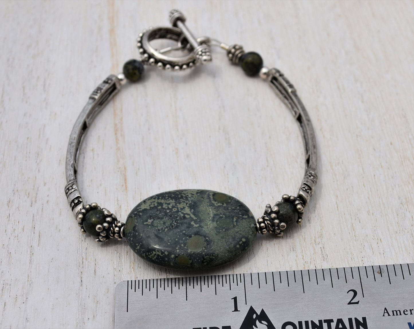 Kambaba Jasper Bangle Bracelet
