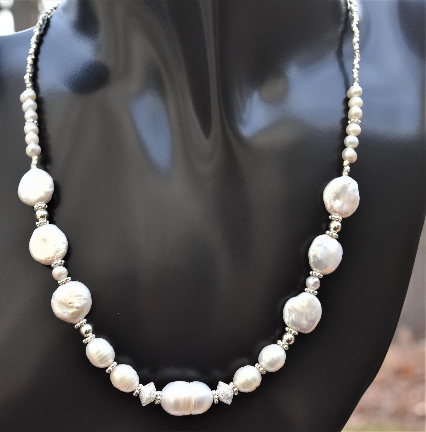 Freshwater Coin Pearl Necklace