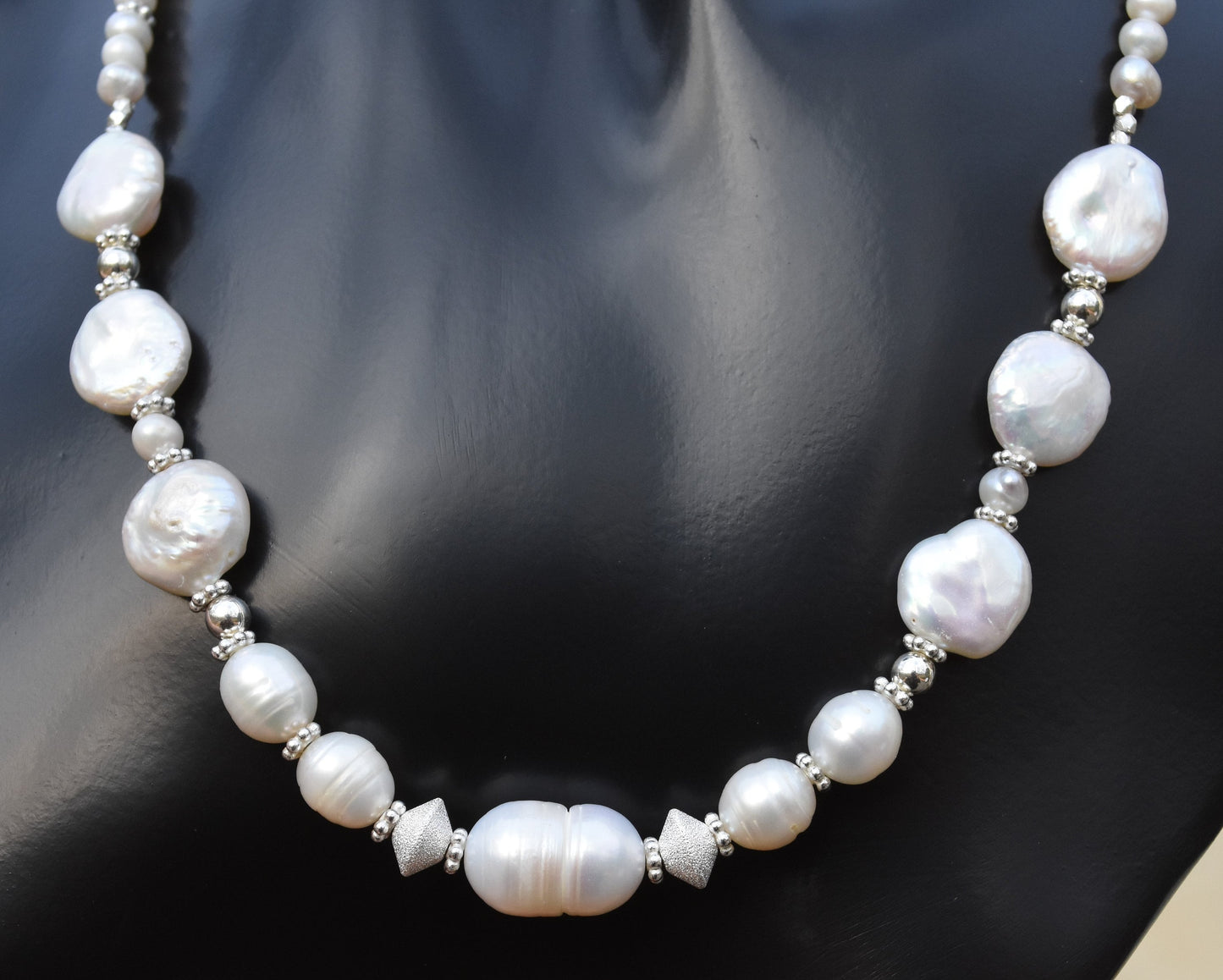 Freshwater Coin Pearl Necklace