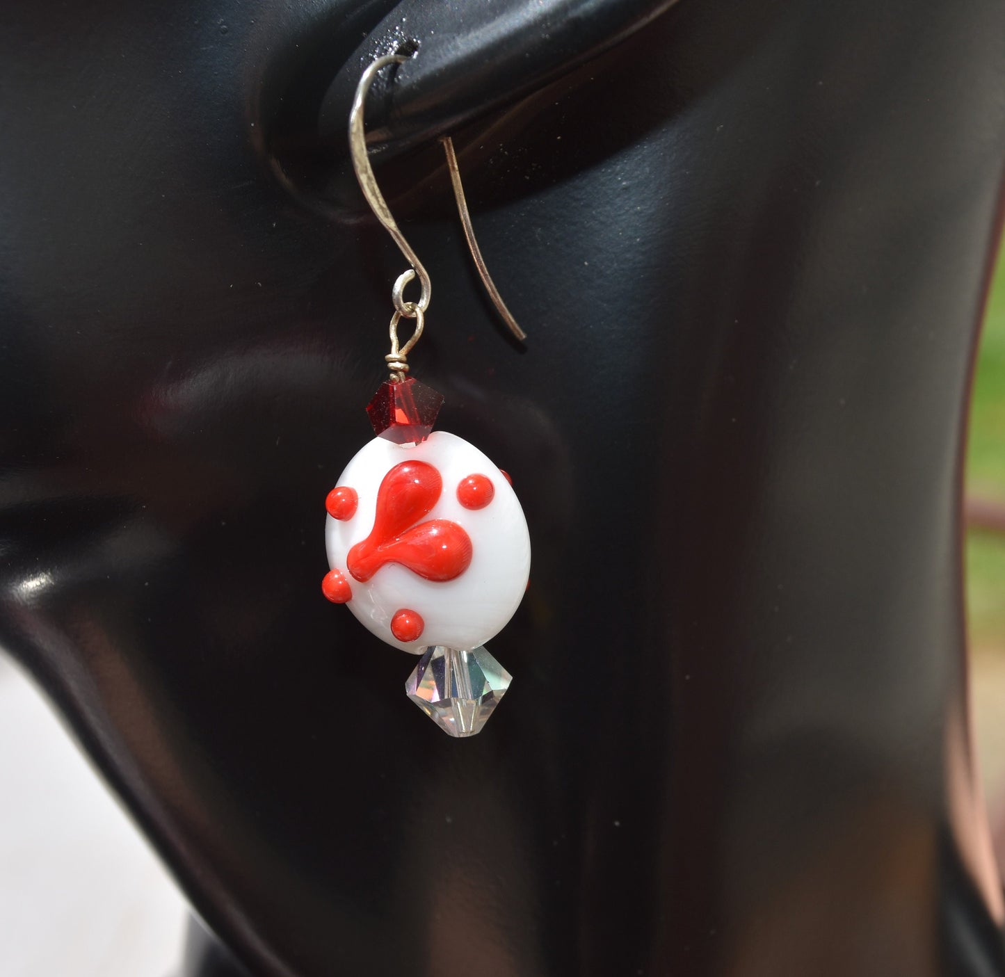 Lampwork and Crystal Jewelry Set