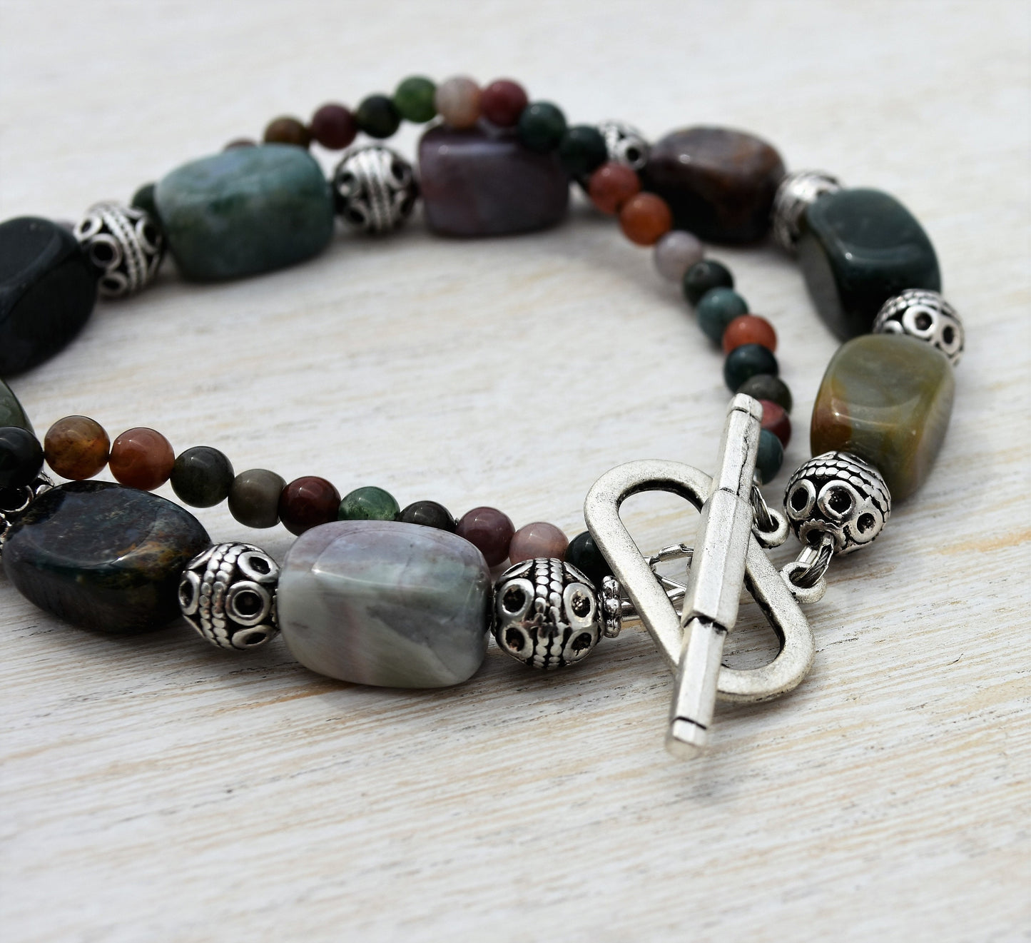 Indian Agate Bracelet