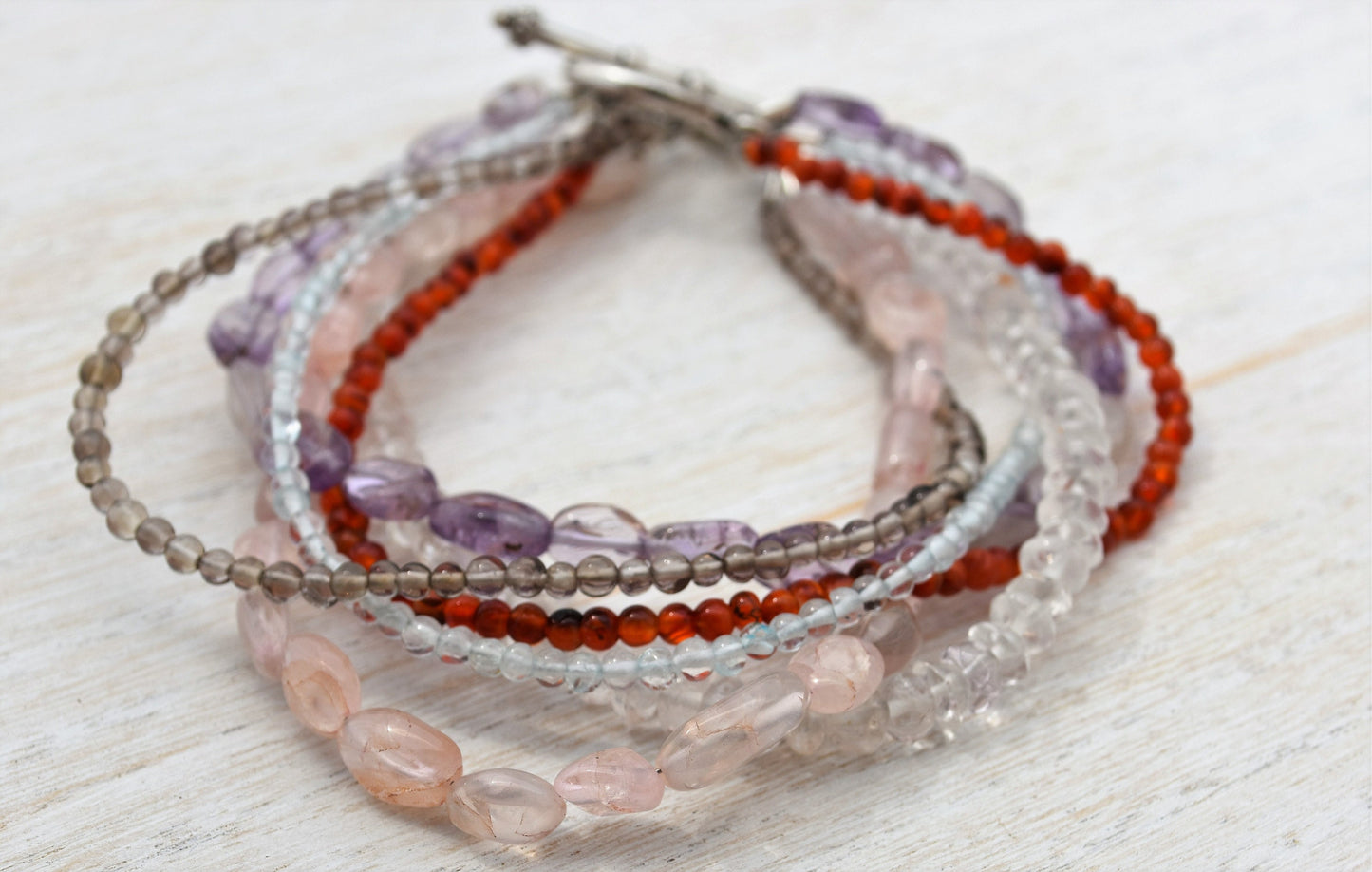 Multi Strand Gemstone Bracelet