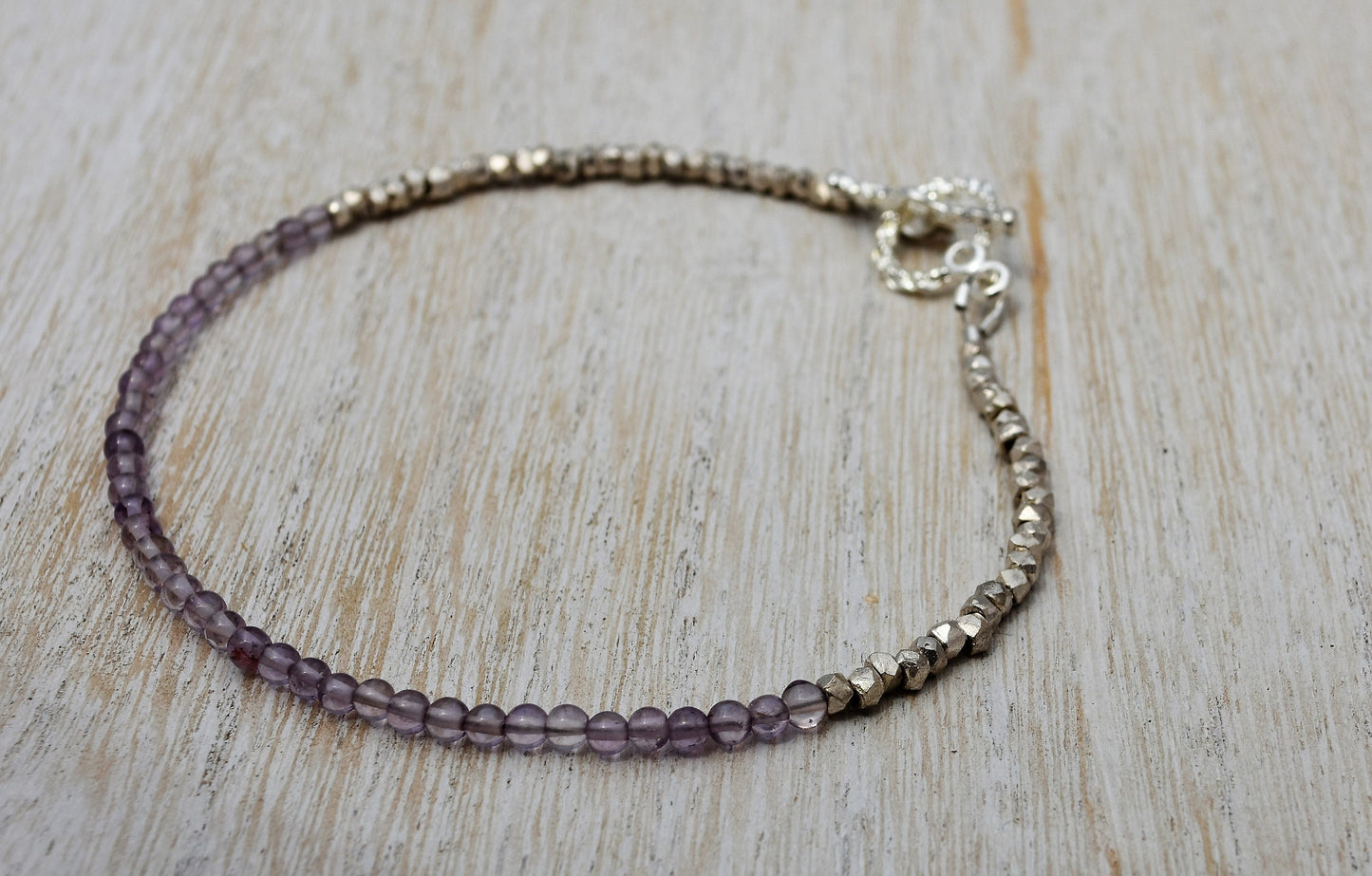 Minimalist Amethyst Bracelet