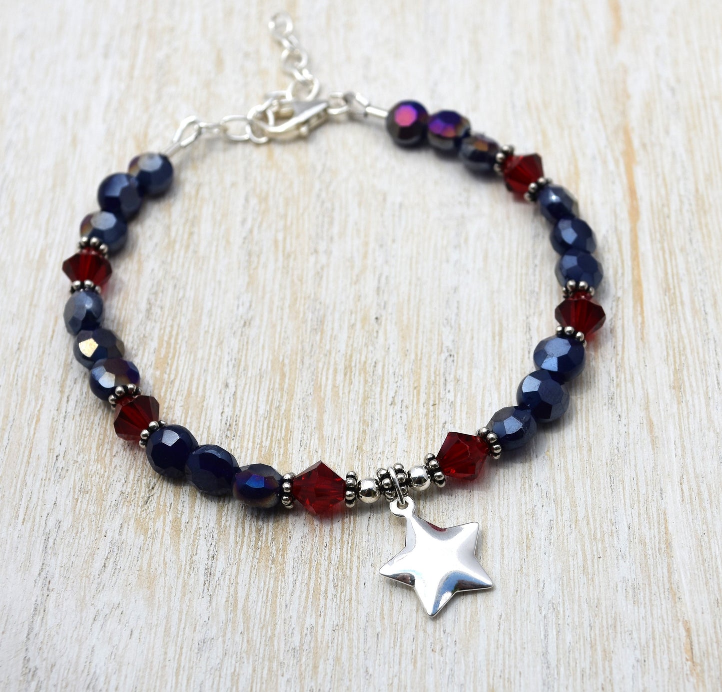 Red White and Blue Bracelet