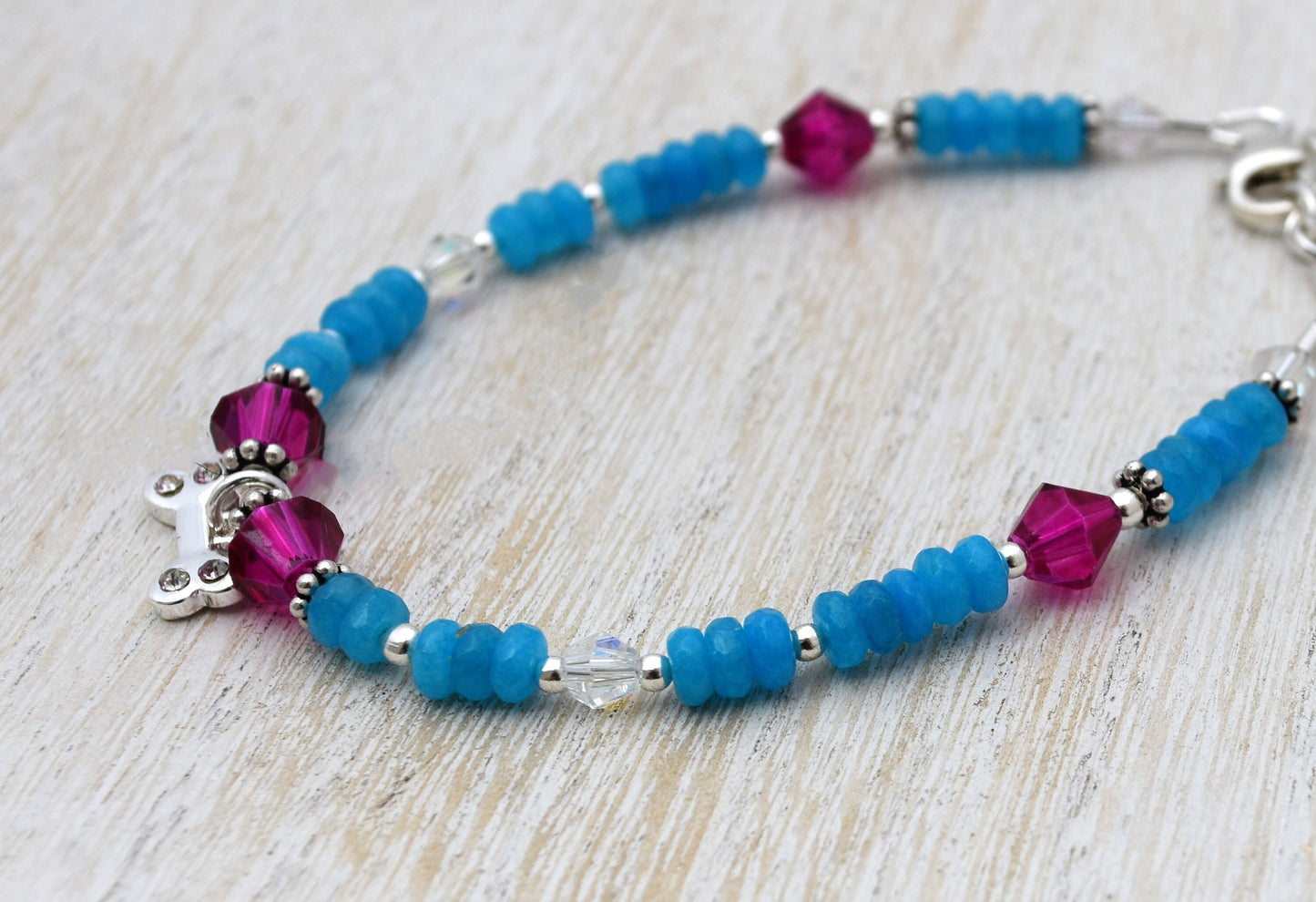 Dog Bone Charm Bracelet