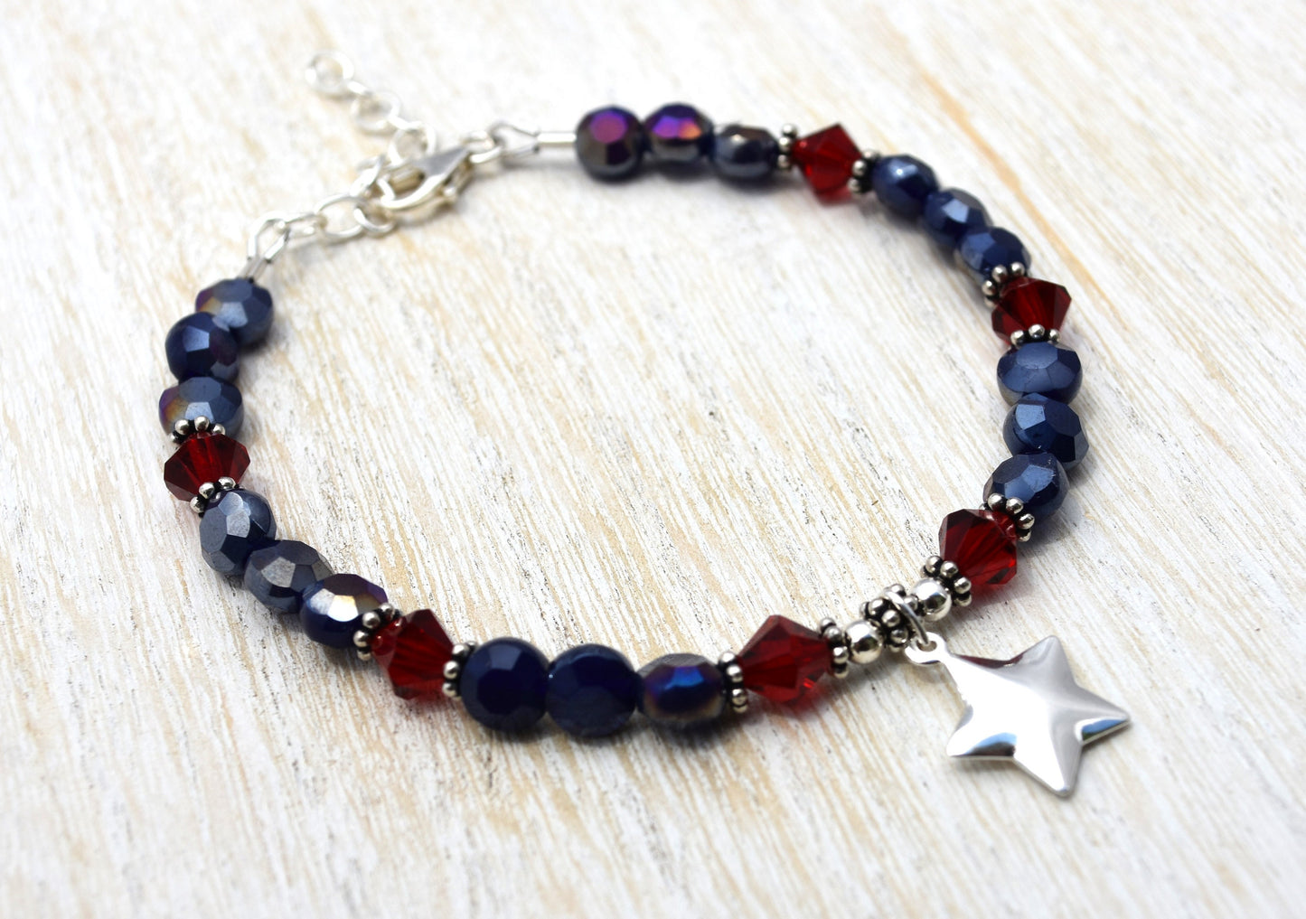 Red White and Blue Bracelet