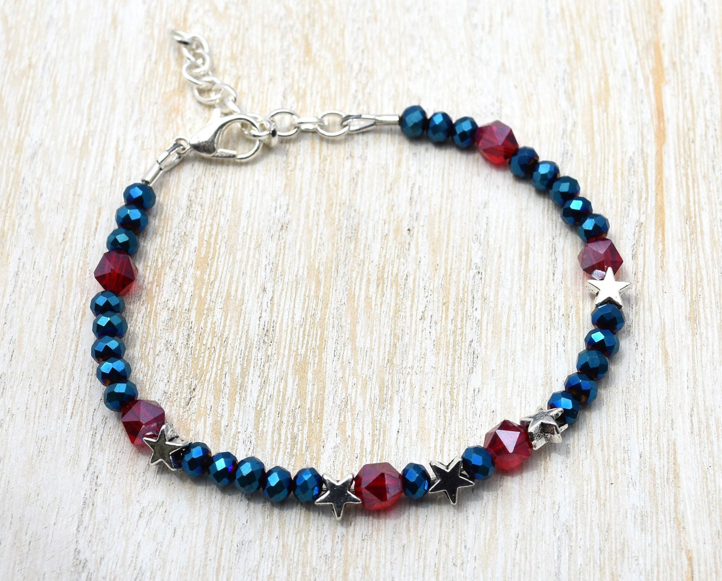 Americana Bracelet, Adjustable to 8"