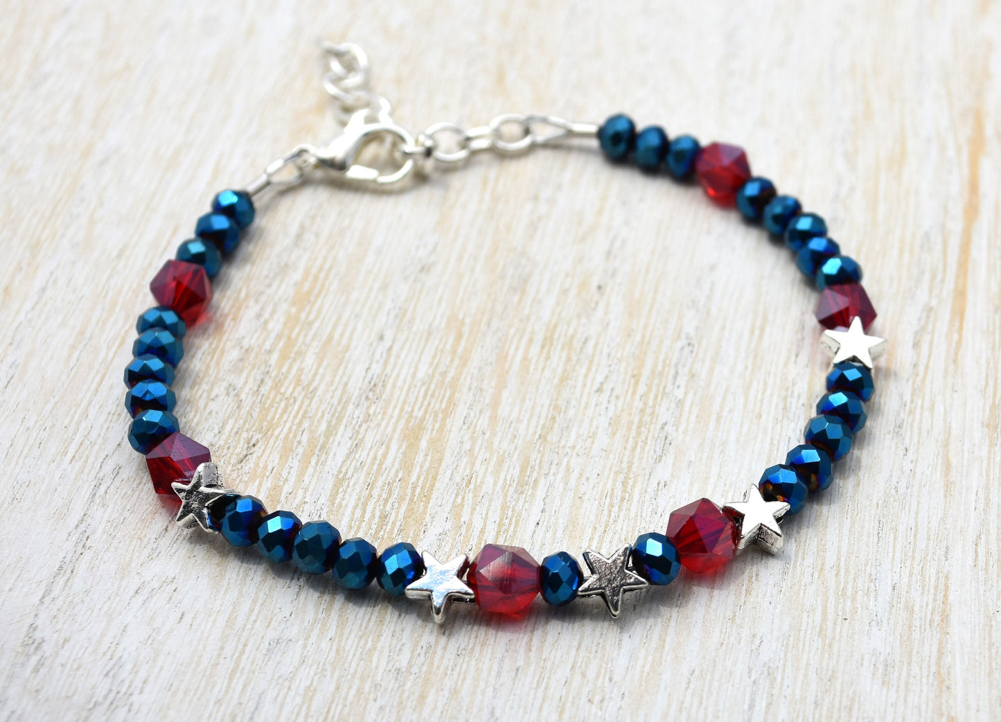 Americana Bracelet, Adjustable to 8"