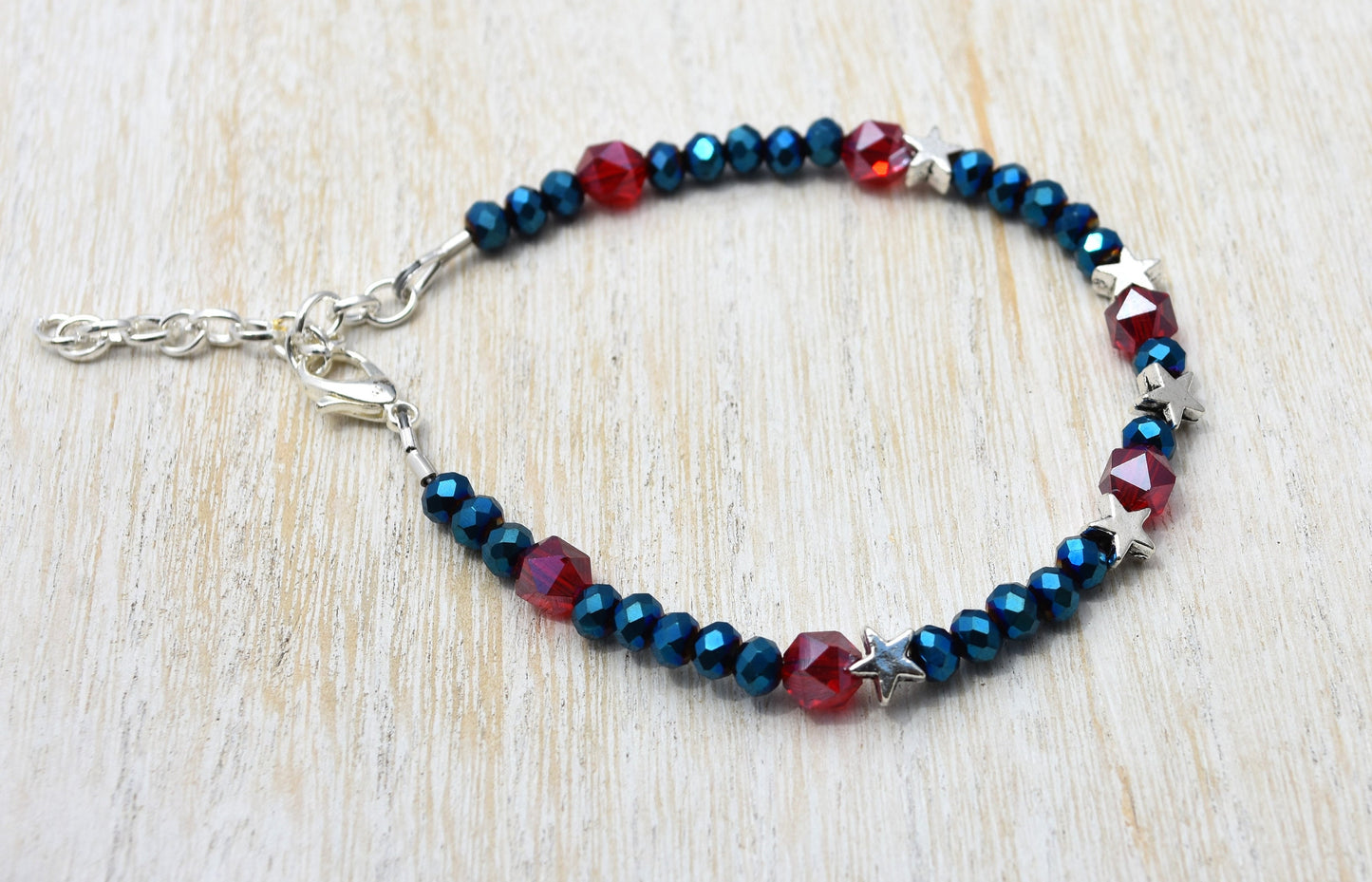 Americana Bracelet, Adjustable to 8"