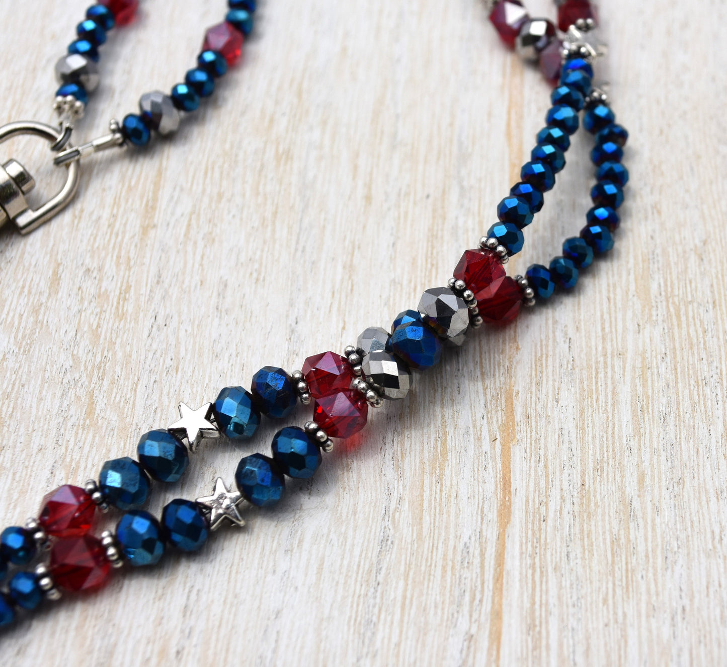 Patriotic Lanyard