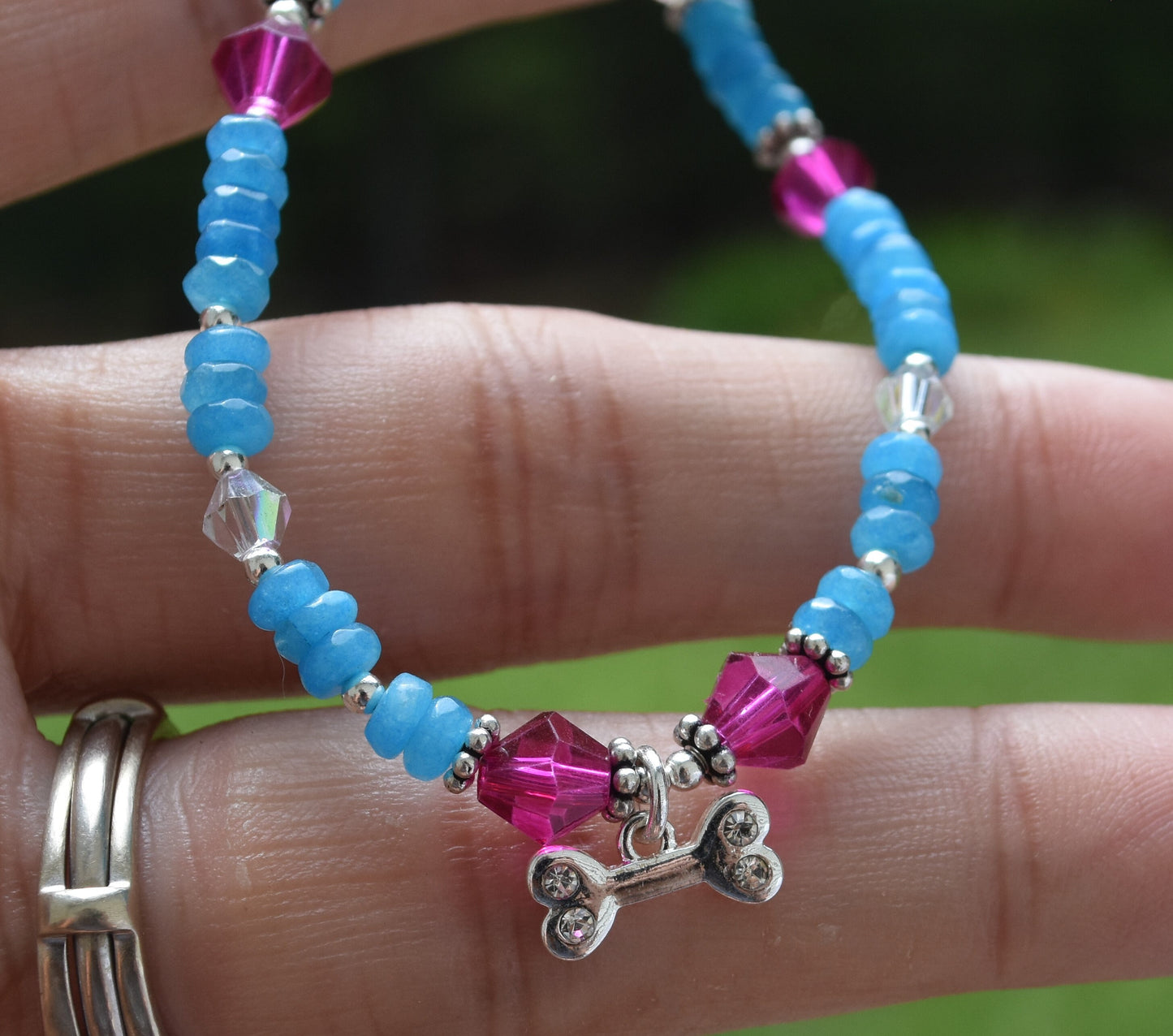 Dog Bone Charm Bracelet