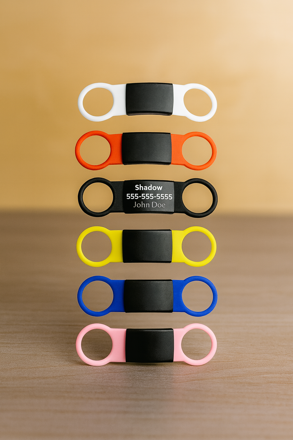 UBSDA Fundraiser Engraved Slide On Collar Tags